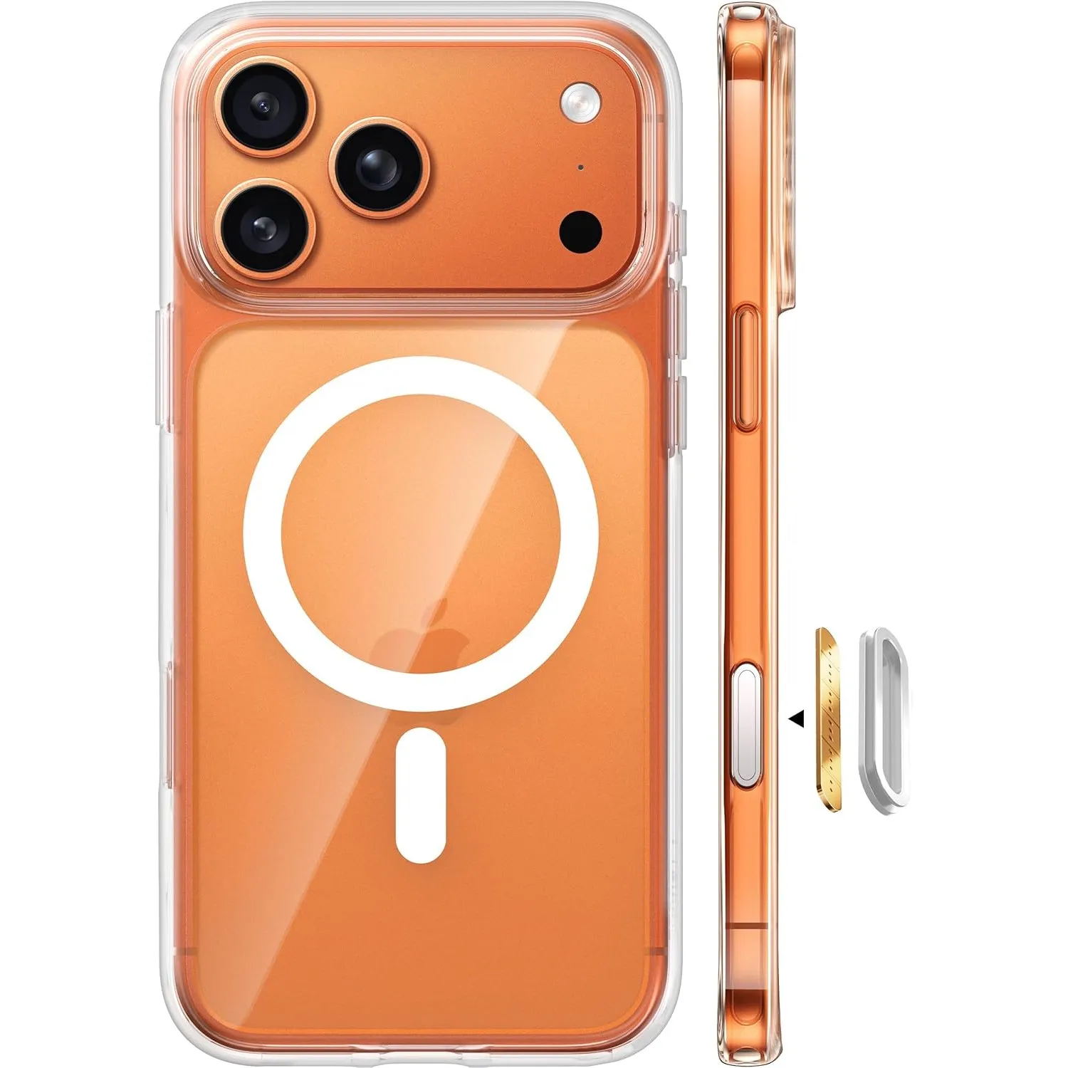 TORRAS Guardian-Mag für iPhone 17 Pro Max Hülle für MagSafe Transparent
