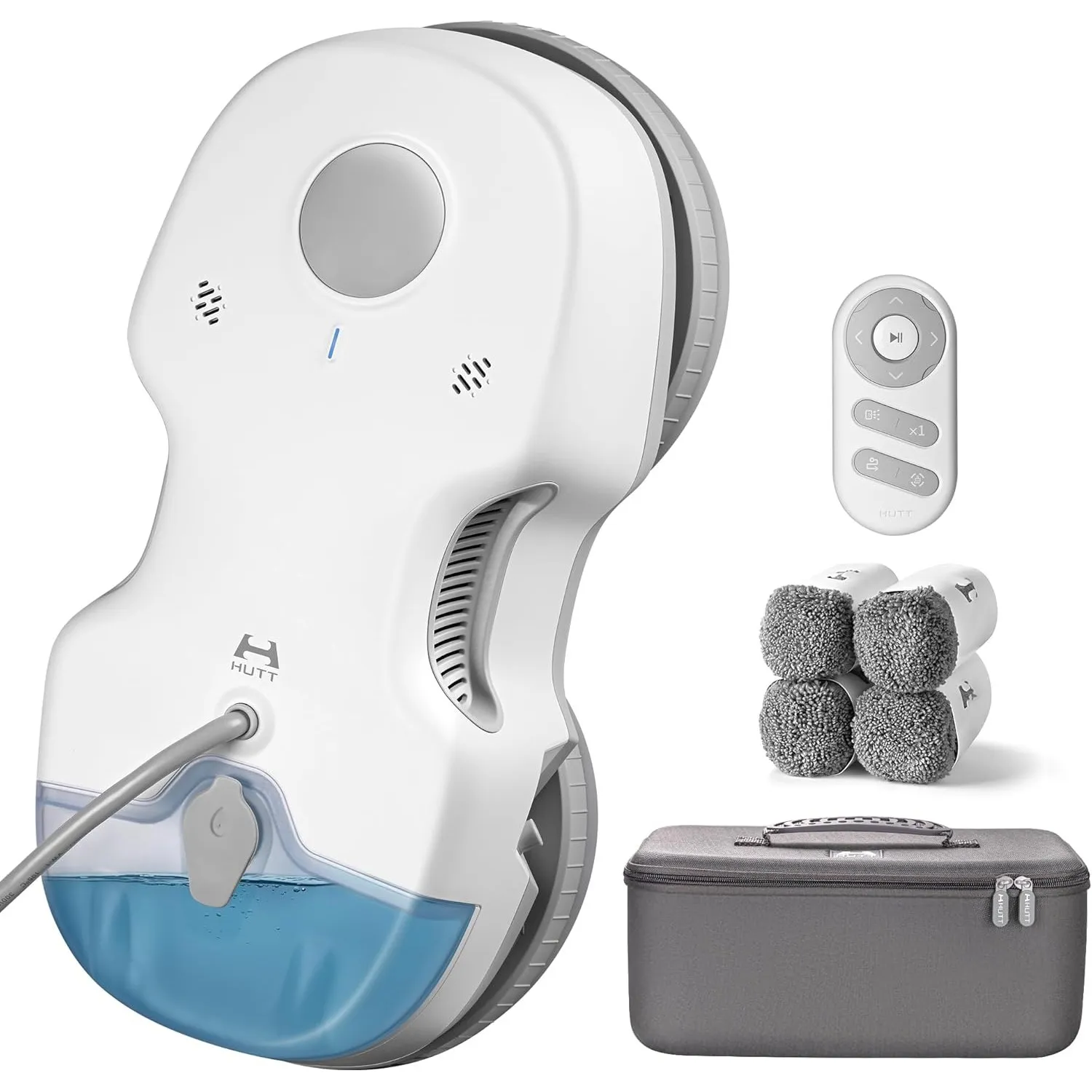 Hutt S7 Fensterputzroboter mit aktiver Sprühfunktion, 6500 Pa Saugkraft,