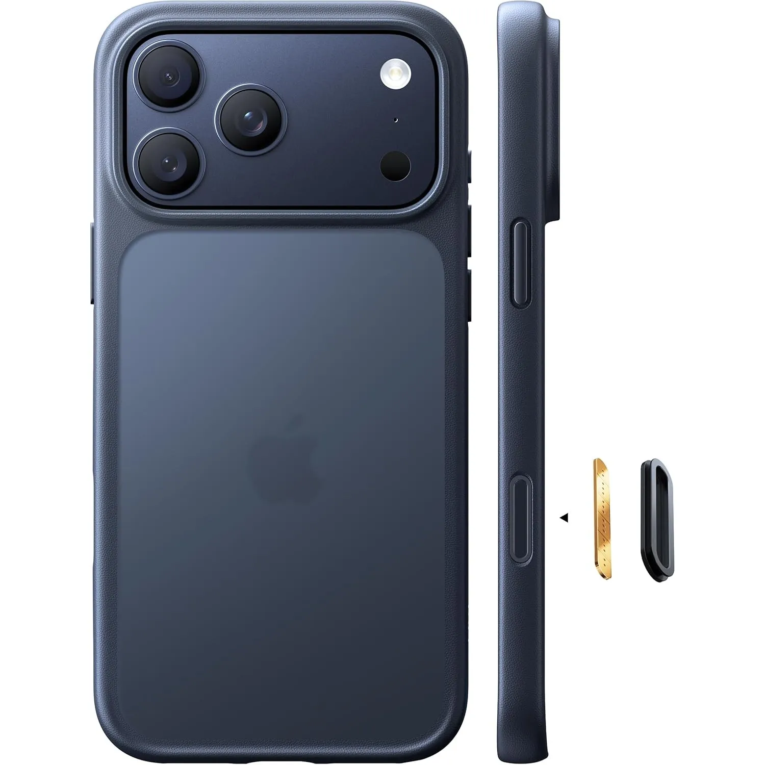 TORRAS Guardian für iPhone 17 Pro Hülle Militärschutz, Matt Schwarz