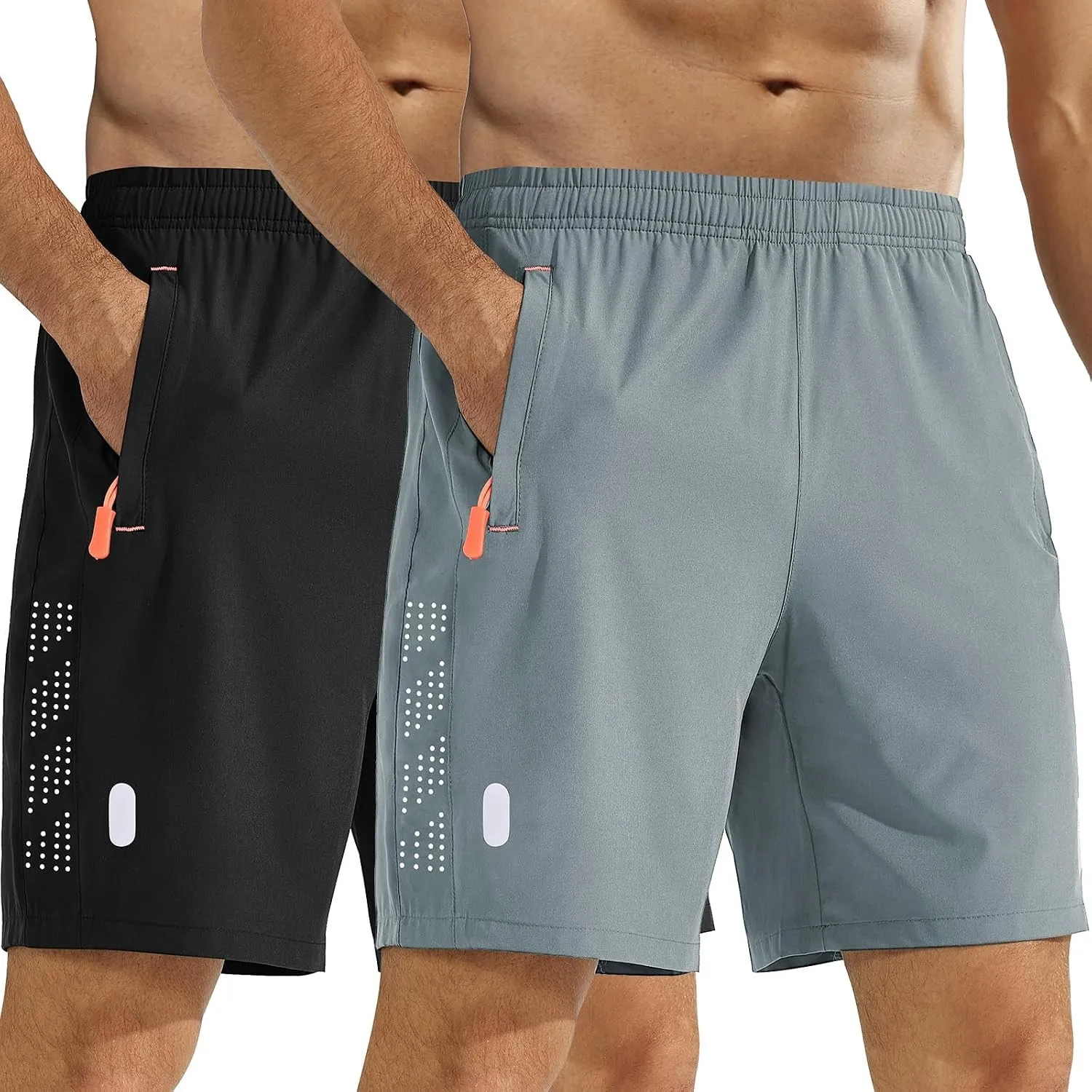 Zoofly Sporthose Kurze Herren Atmungsaktive Lauf Fitness Hosen Kurze Dry Fit Gym Shorts Jogging Funktionsshorts Mit Rei…