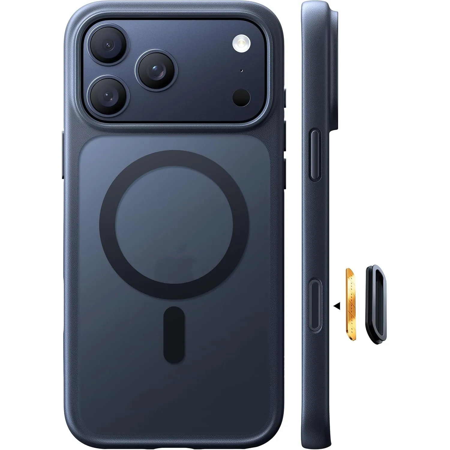 TORRAS Guardian-Mag für iPhone 17 Pro Hülle für MagSafe, Schwarz