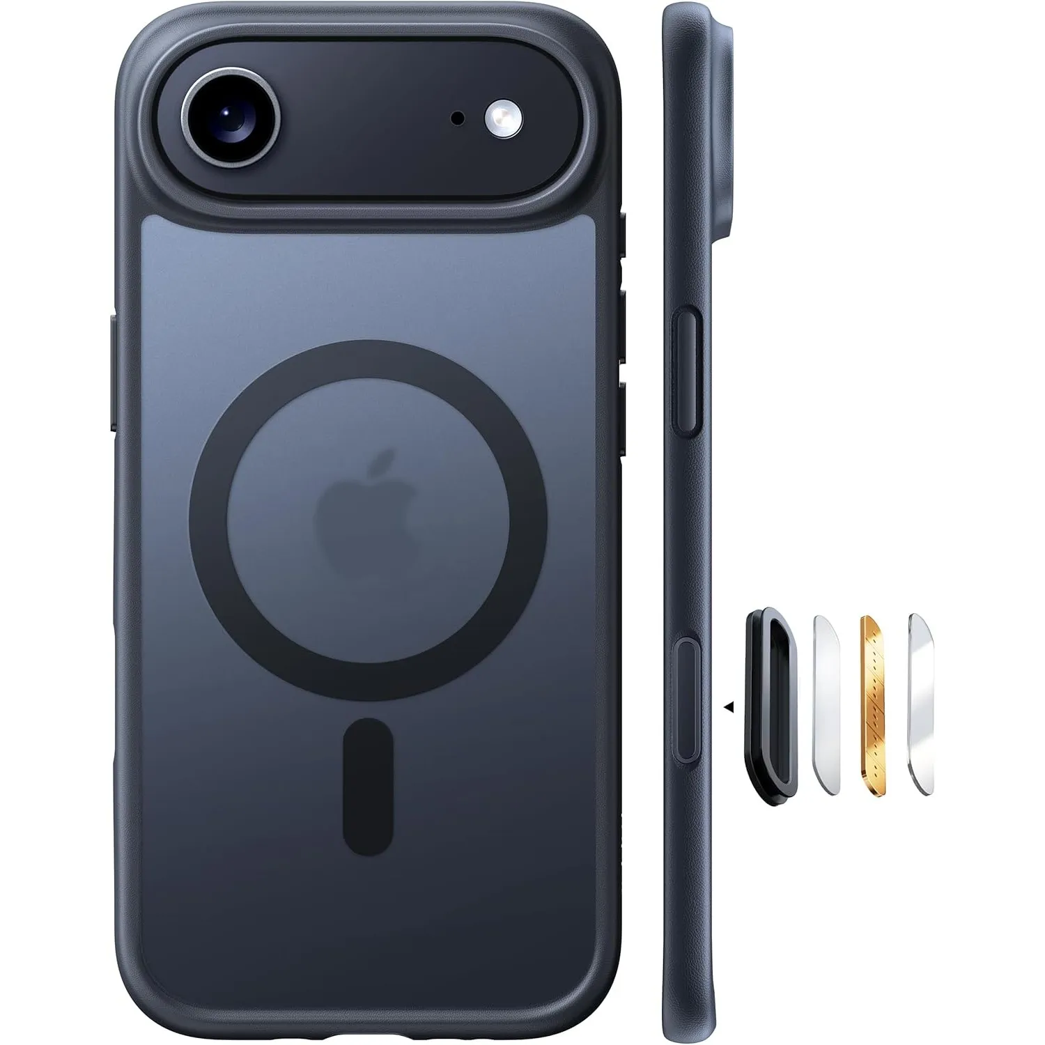 TORRAS Guardian-Mag für iPhone Air Hülle für MagSafe (TOP Militärschutz & Magnetkraft) mit Kameraknopf Schutzhülle Stoß…