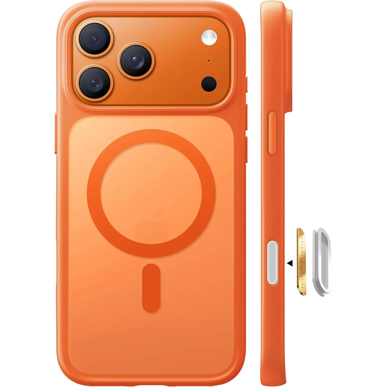TORRAS Guardian-Mag für iPhone 17 Pro Hülle für MagSafe Orange
