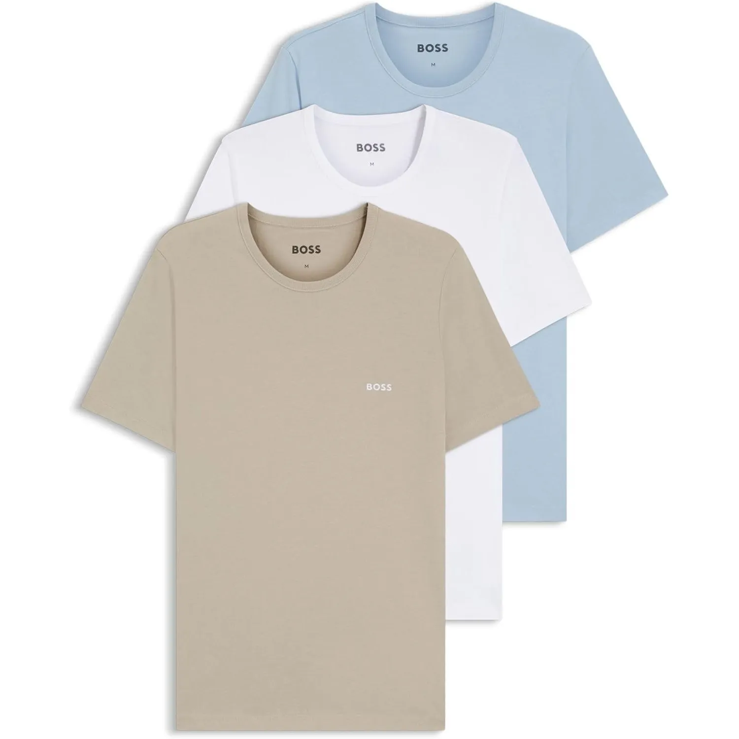 BOSS Herren T-shirt Rn 3p Co T-Shirt