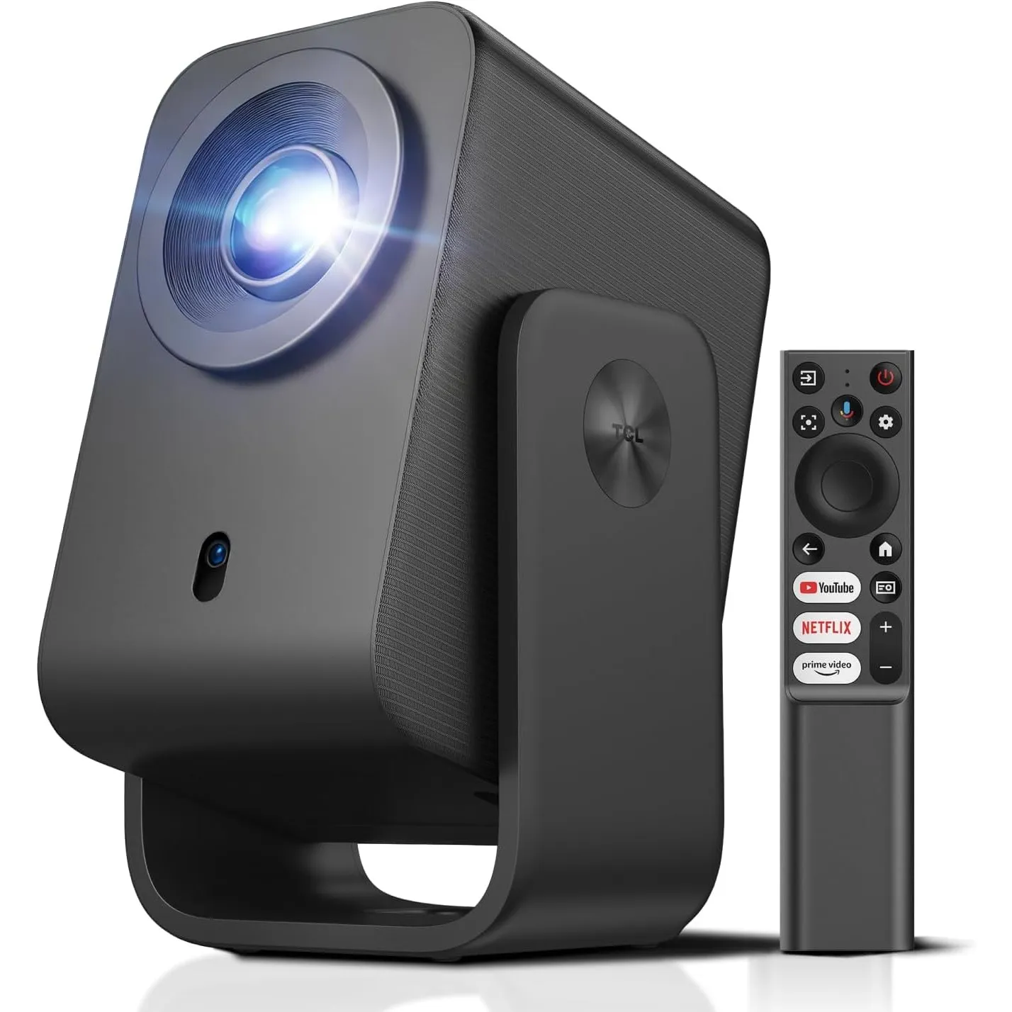 TCL C1 Smart Mini Beamer, Integriertes Google TV/Netflix/APV, Projektor 4K 1080p-kompatibel, Autofokus & 6D Keystone, D…