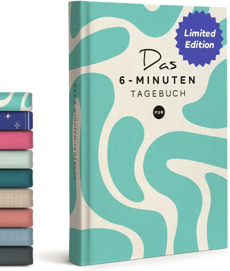 6-Minuten® Tagebuch für Erwachsene 2026 (Limited Edition) – Mehr Achtsamkeit, Selbstliebe & Resilienz – Dankbarkeitstag…