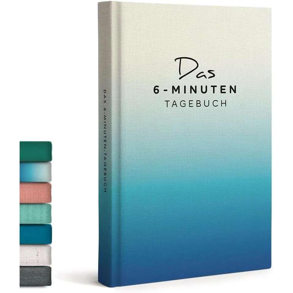 6-Minuten® Tagebuch für Erwachsene 2026 (Das Original) – Mehr Achtsamkeit, Selbstliebe & Resilienz – Dankbarkeitstagebu…
