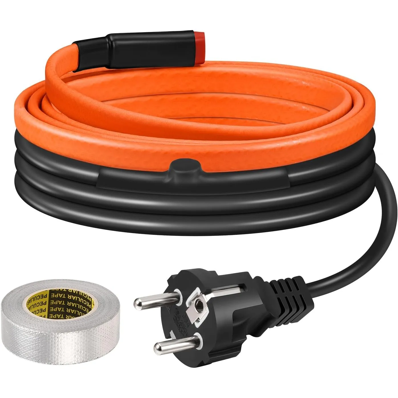 1m Frostschutz Heizkabel mit Thermostat 25W/m Rohrbegleitheizung