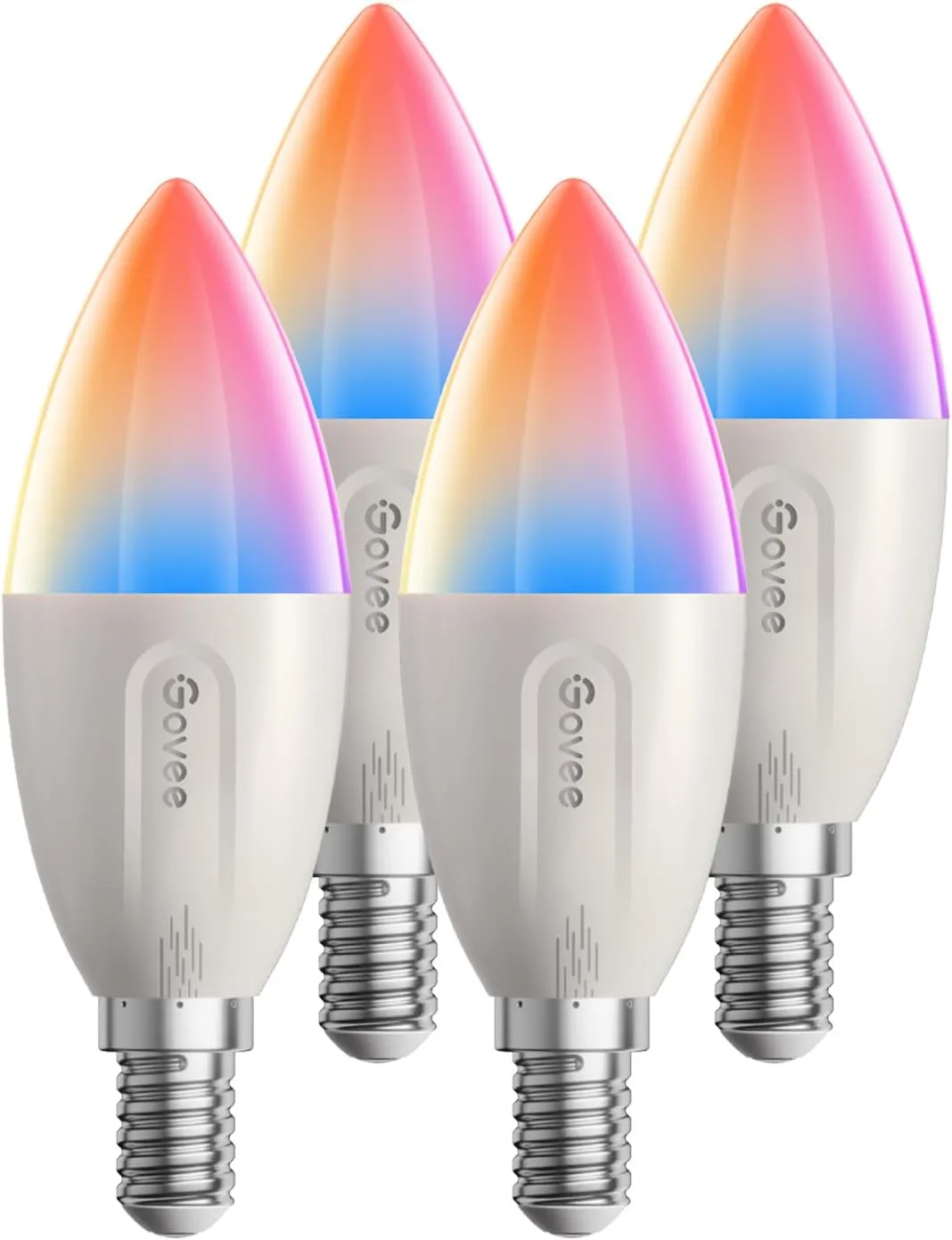 Govee Smart Light Bulb E14, RGBWW LED Lamp, Compatible with SmartThings, Matter, Alexa and Google Assistant, Smart Bulb…
