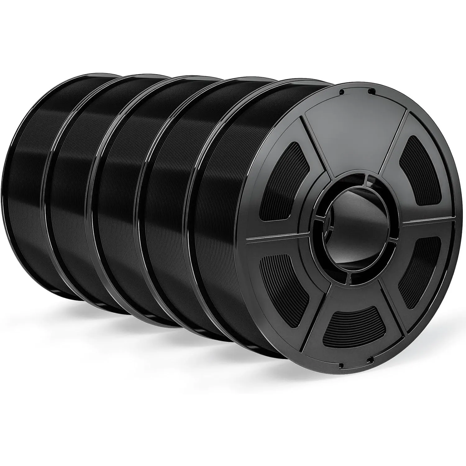 IEMAI ASA Filament 1.75mm 5Kg, 3D Drucker Filament ASA Schwarz, UV-beständig, Hitzebeständig, Maßgenauigkeit+/-0,02mm