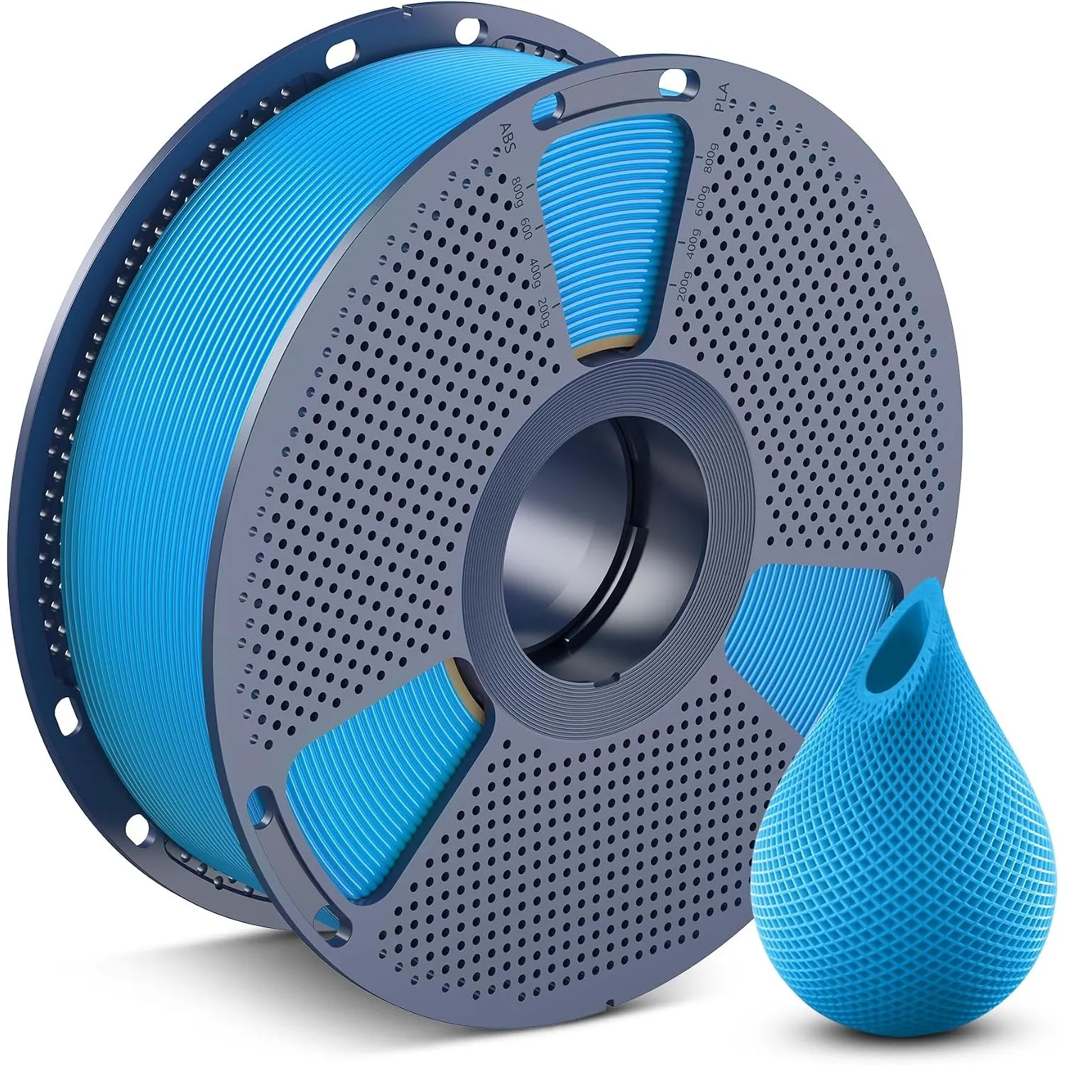 SUNLU PETG Cyan Filament 1.75 mm, 3D Drucker Filament Cyan PETG 1KG