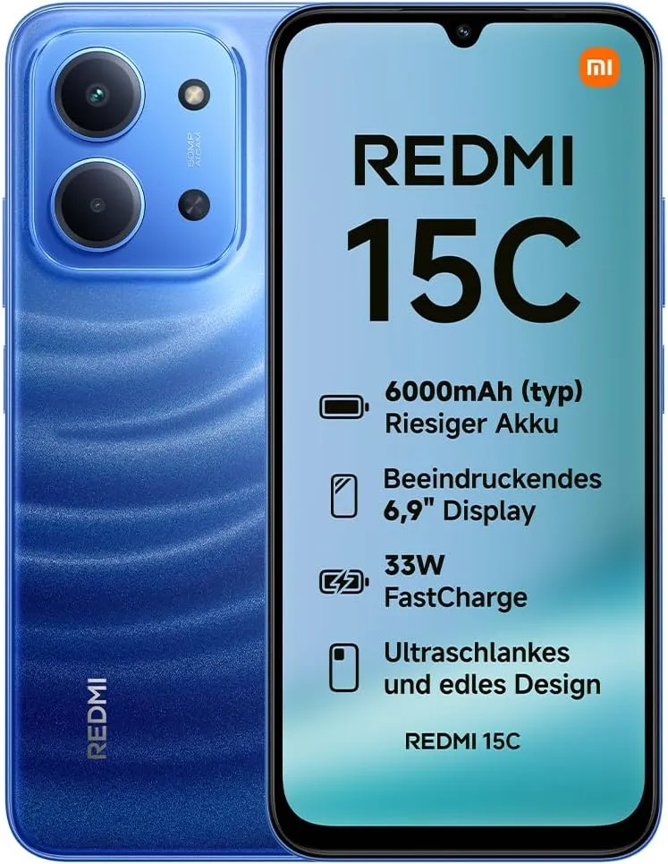 Xiaomi Redmi 15C 4G 4GB RAM 256GB Moonlight Blue