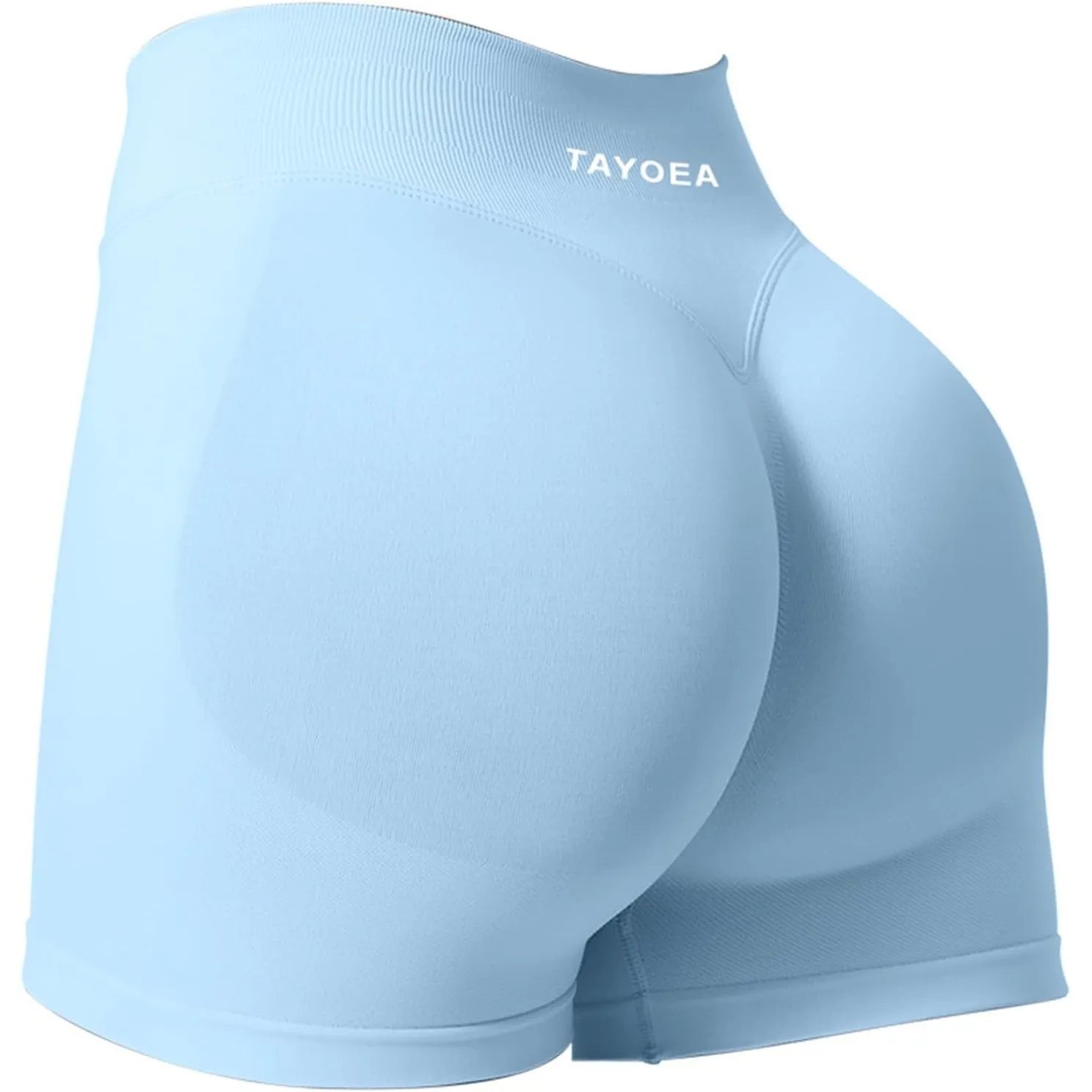 TAYOEA Sport Shorts Damen Scrunch Kurze Sporthose Push Up Kurze Leggings Butt Lifting Gym Short Nahtlose Workout Radler…