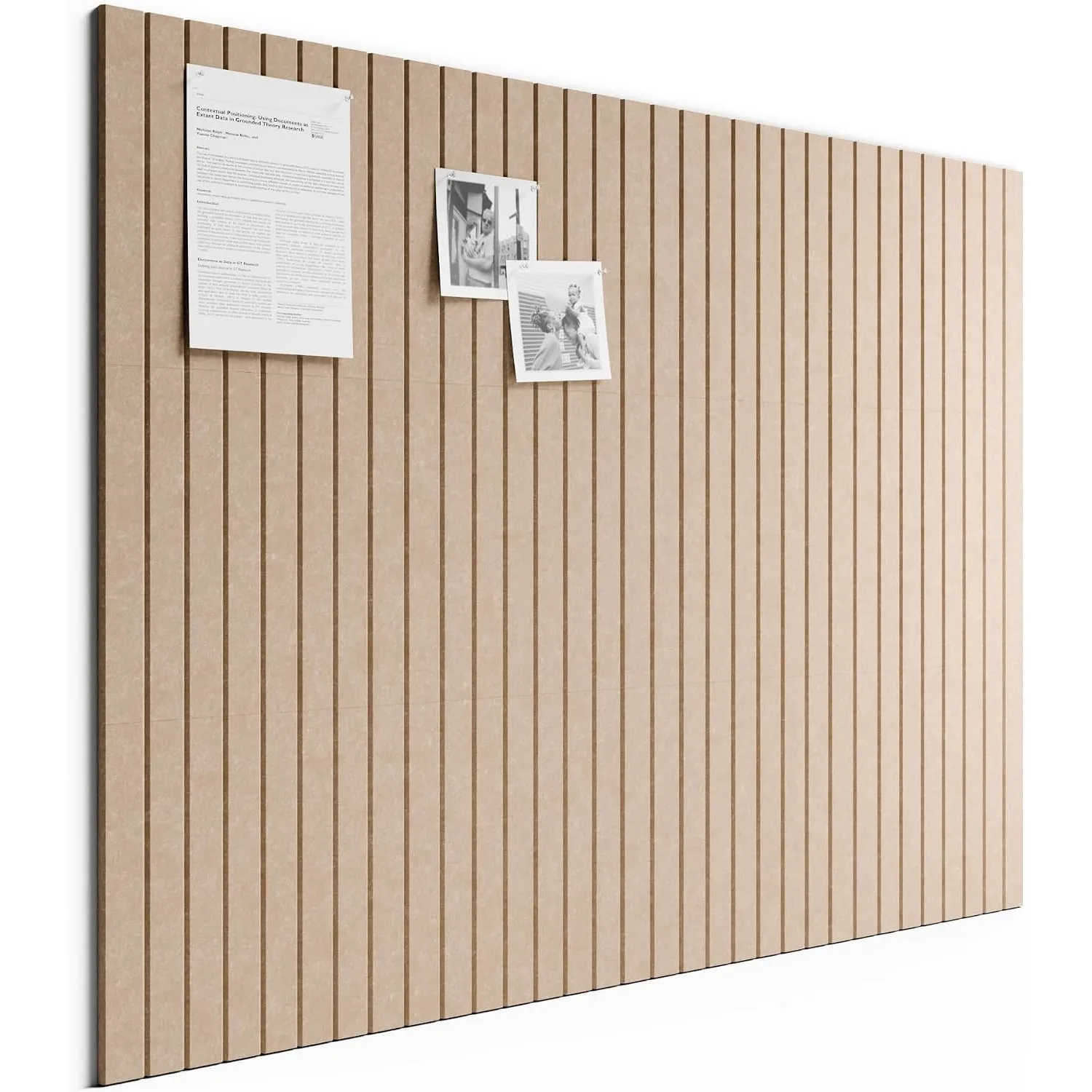 Bumusty Große Filz Pinnwand 120 x 90 cm, 12er-Pack, Taupe