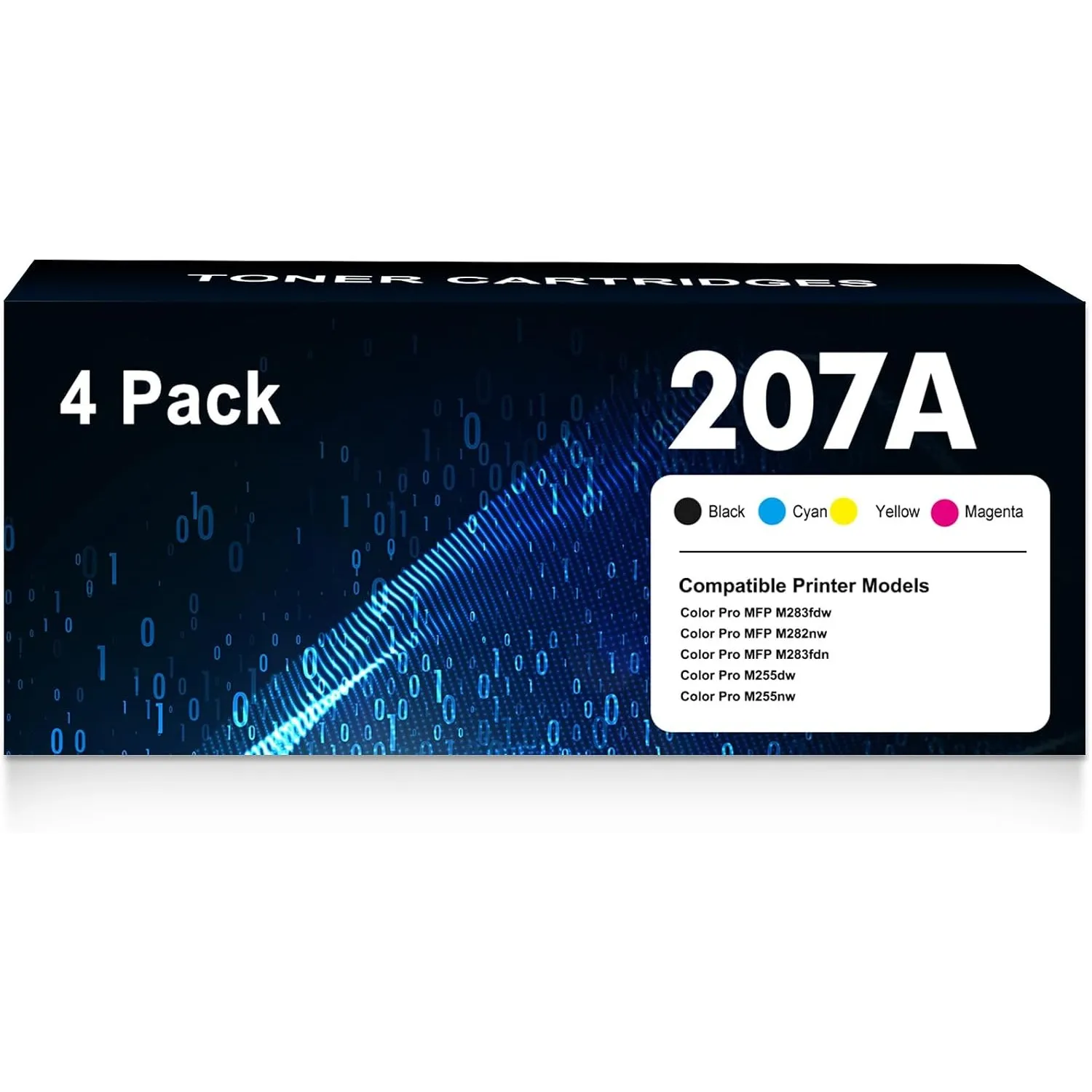 207A 207X Toner Set Kompatibel für HP 207A 207X Multipack für HP Color LaserJet Pro MFP M283fdw M255dw M282nw M283fdn M…