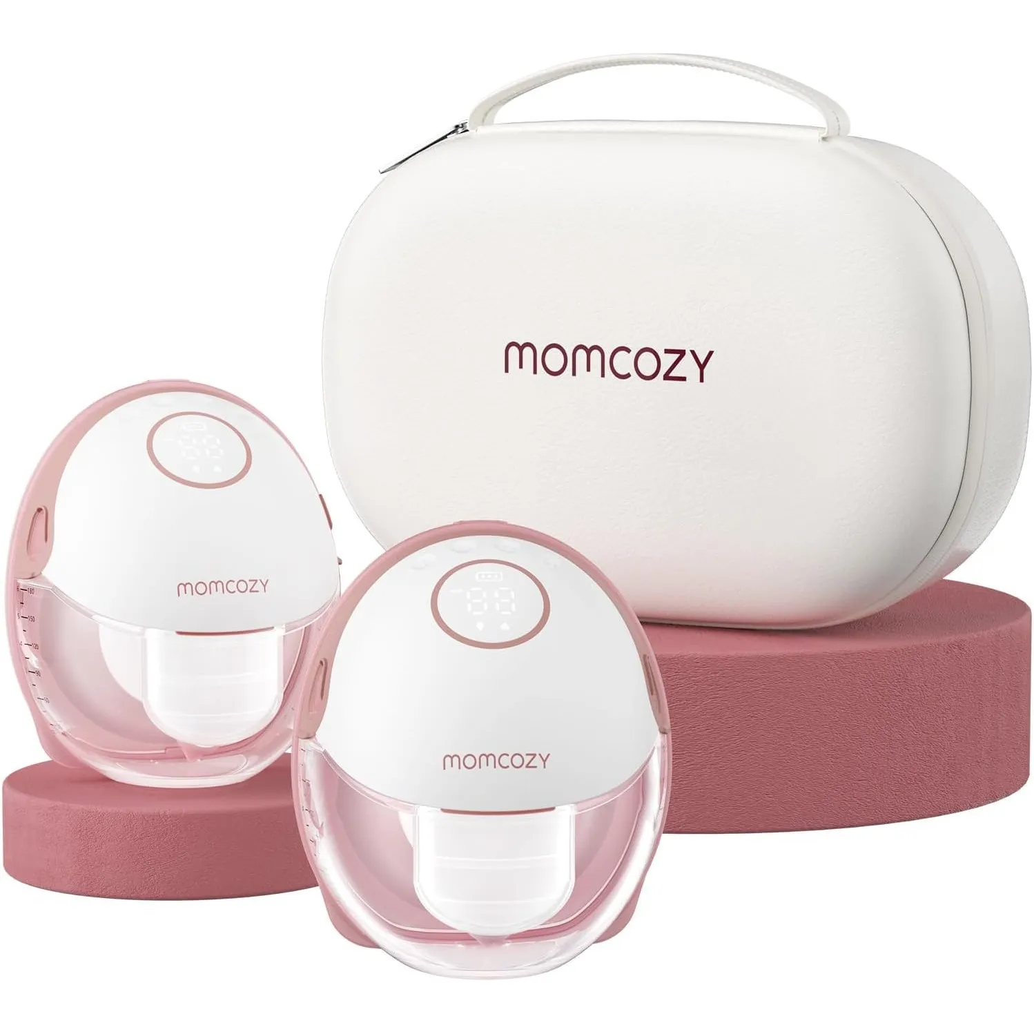 Momcozy Milchpumpe Mobile Style| M6, Tragbare Stillpumpe, Idealer Rhythmus für mehr Milch, DoubleFit-Flansch, mehr Pass…
