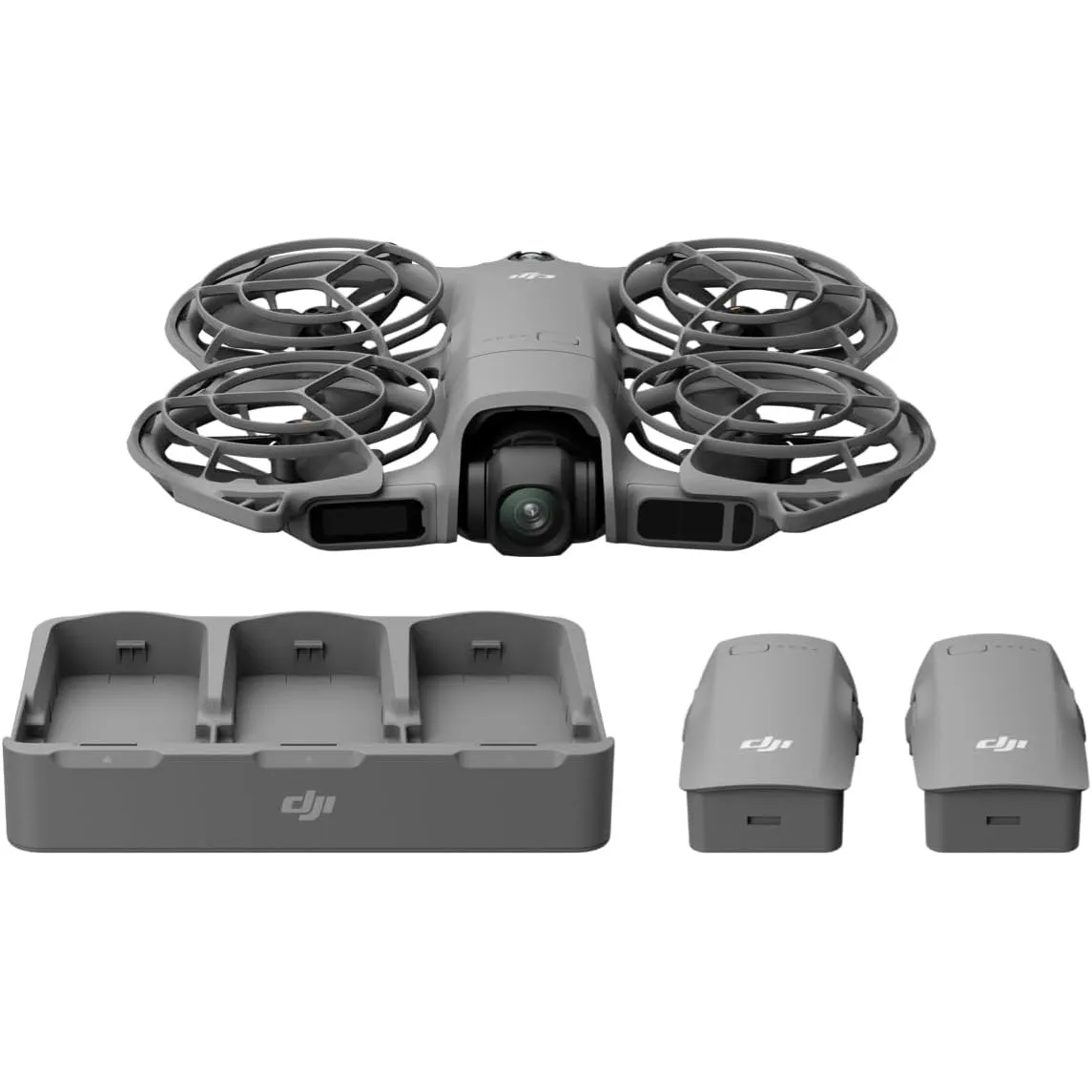 DJI Neo 2 Fly More Combo (nur Drohne), Start und Landung auf der Handfläche, Gestensteuerung, ActiveTrack, Omnidirektio…