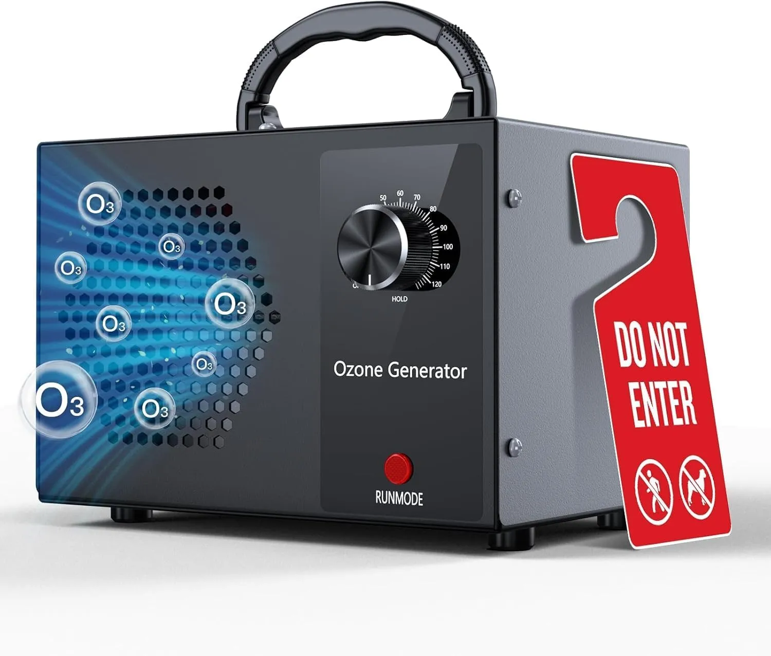 Ozongenerator 40000mg/h Ozongerät, Ozonisator Industrieller O3 Ozon Luftreiniger mit 120 Min Timer für 300㎡,Ozone Gener…