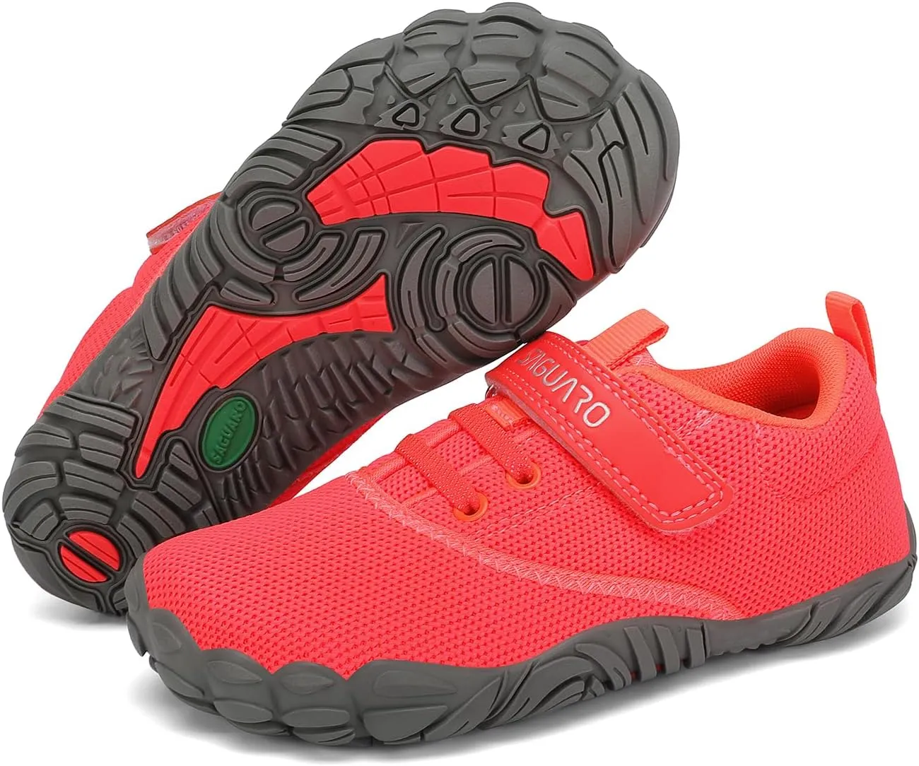 SAGUARO Kinder Barfußschuhe Leicht rutschfest Traillaufschuhe, Gr. 24-36
