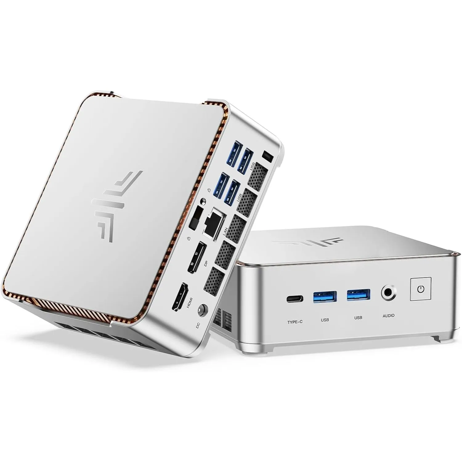 NiPoGi Hyper H2 Mini PC, 14TH Gen Ιntel Core i5-14450HX(3-Jahren-Garantie) | Stärker als i7-12650H/1185G7, 16 GB DDR4 5…