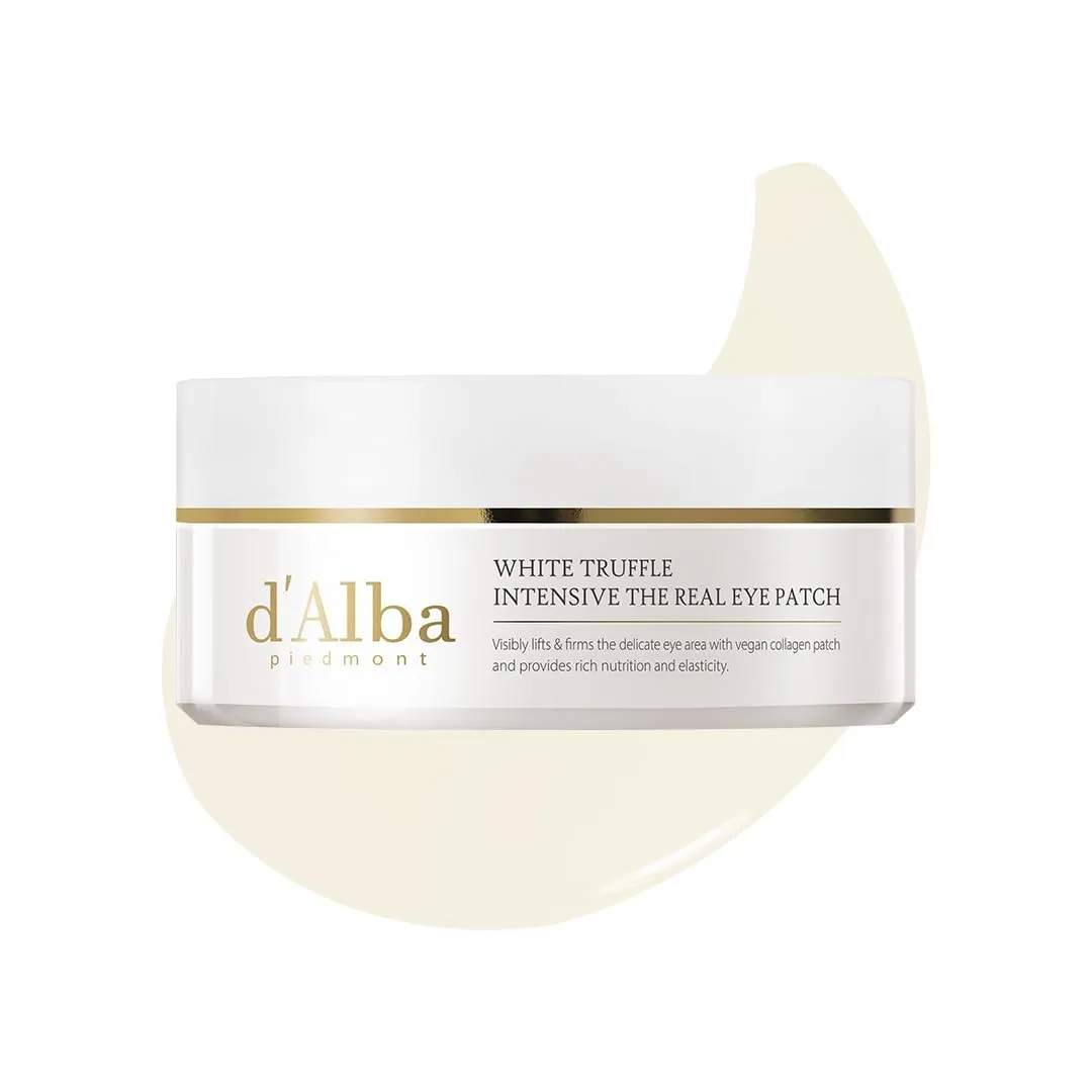 d'alba Piedmont Weißer Trüffel Intensive The Real Augenpads (60 Stück) | Gegen Tränensäcke und Augenringe, Anti-Aging, …