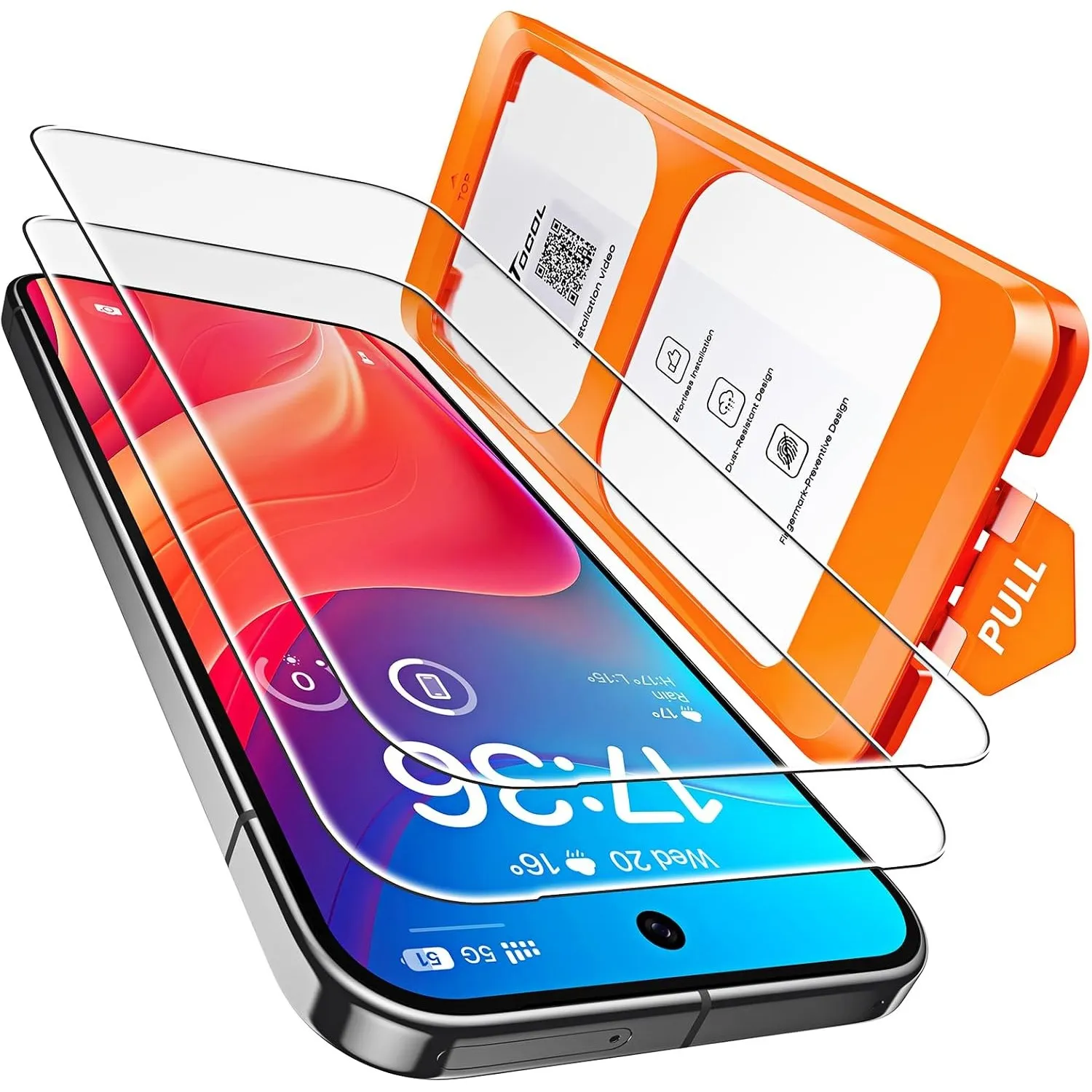 TOCOL für Google Pixel 10 Pro XL für Panzerglas, Einfache Montage