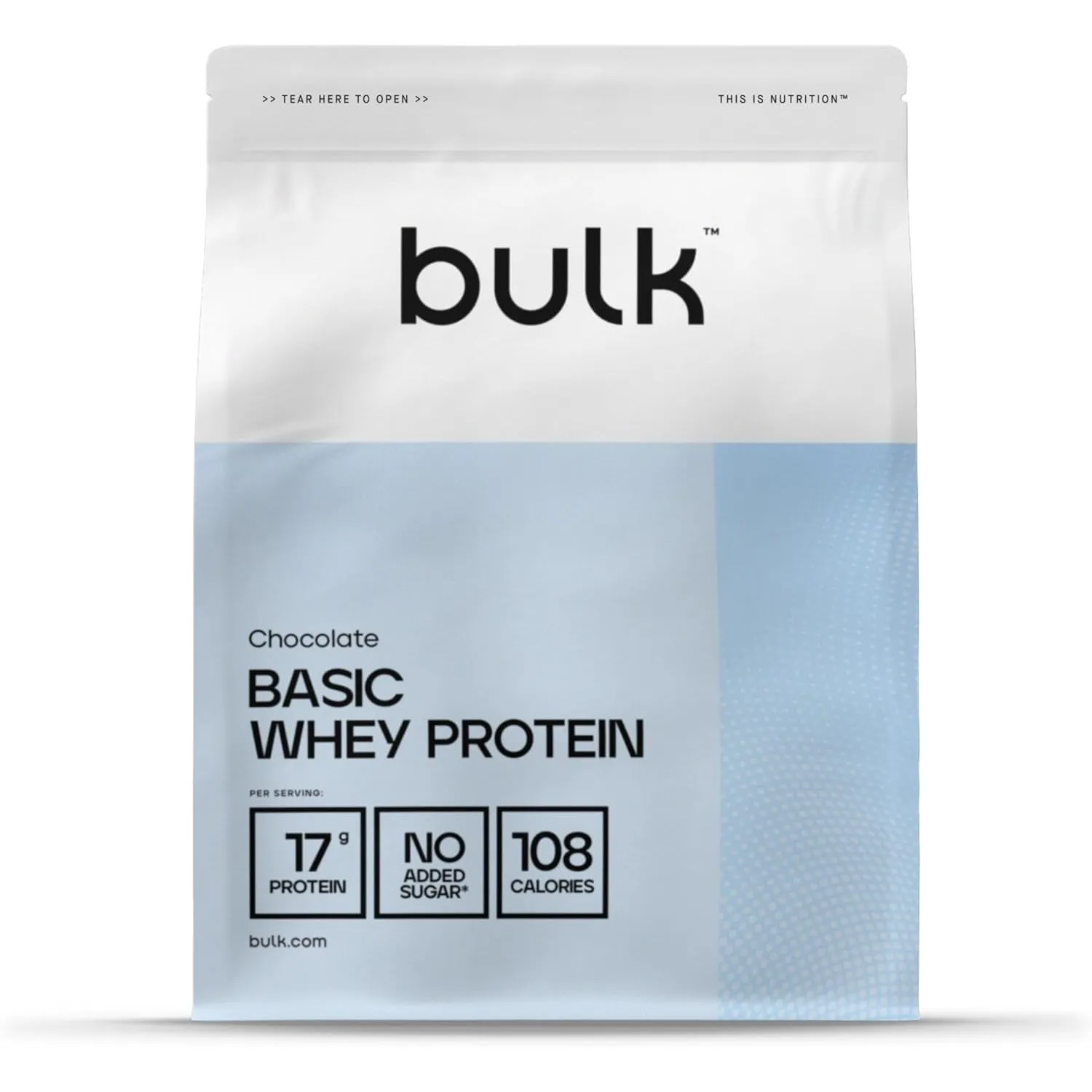 Bulk Basic Whey Protein Pulver | Schokolade | 1,25kg | 41 Portionen | Bis zu 18g Eiweiß Portion | Schnell verdauliche F…