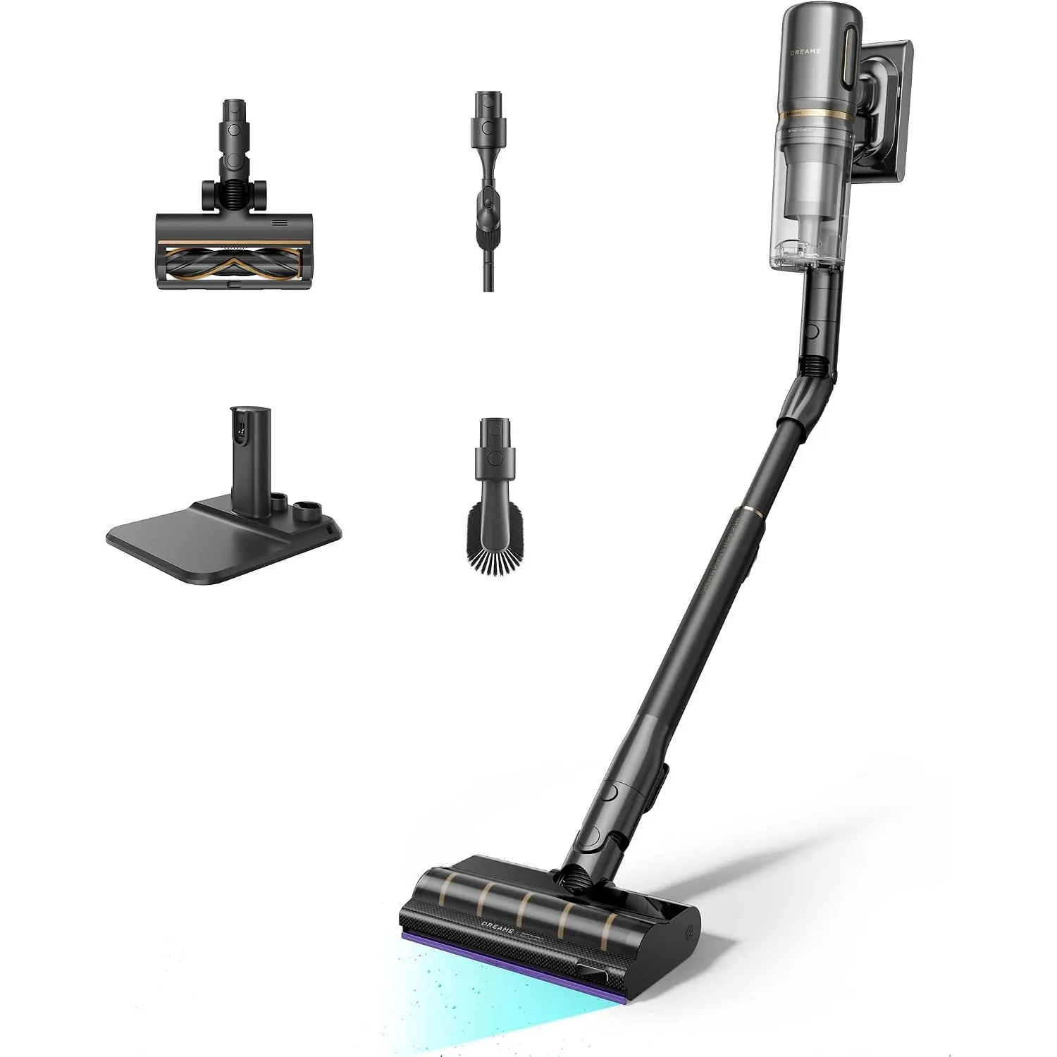 dreame V20 Pro-A Akku Staubsauger, 0 mm Kantenreinigung, 24000Pa/210AW