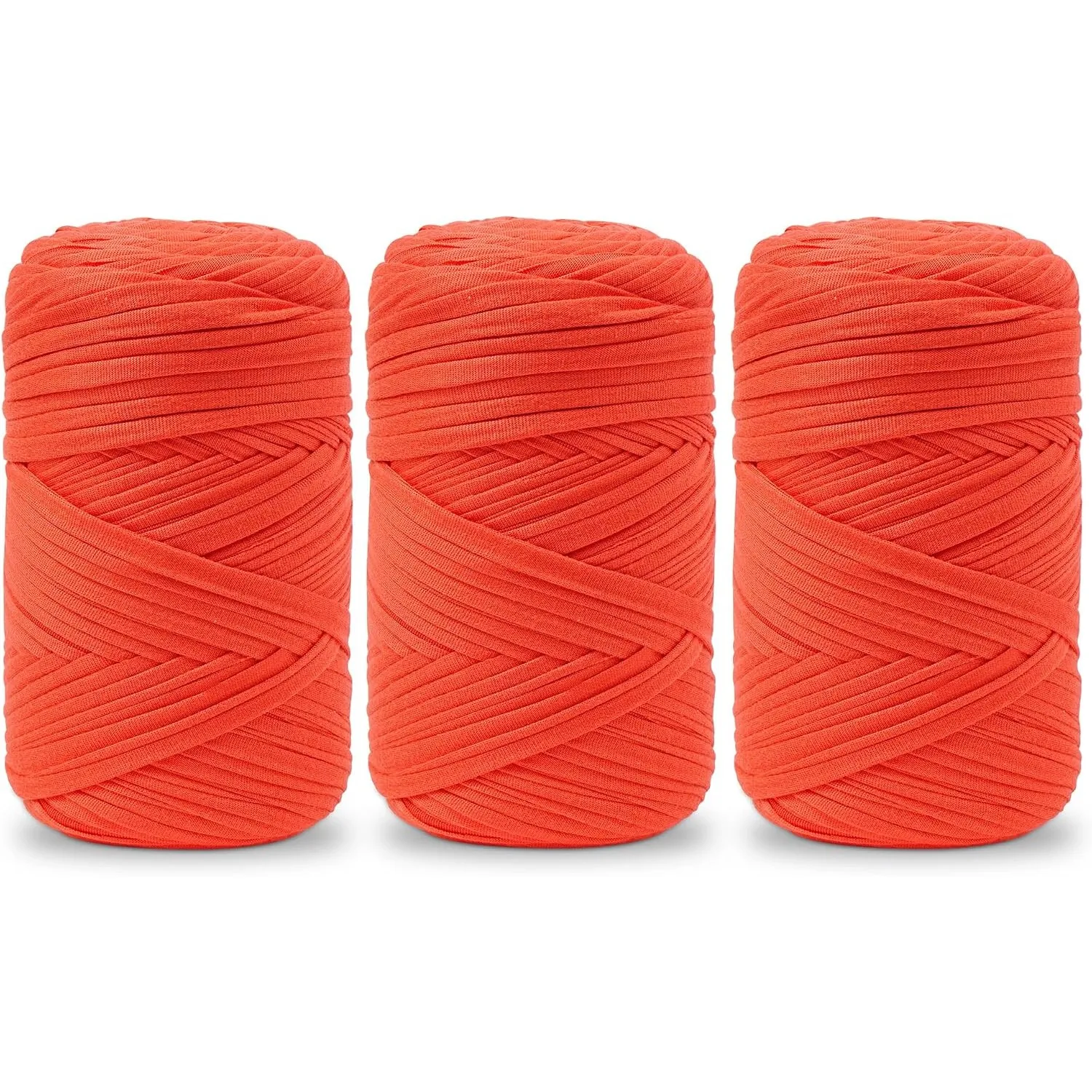 Vincona 3x200g T-Shirt Garn, TShirt Garn zum Häkeln, Geeignet für gehäkelte Taschen, Körbe, Wandbehänge, Heimdekoration…