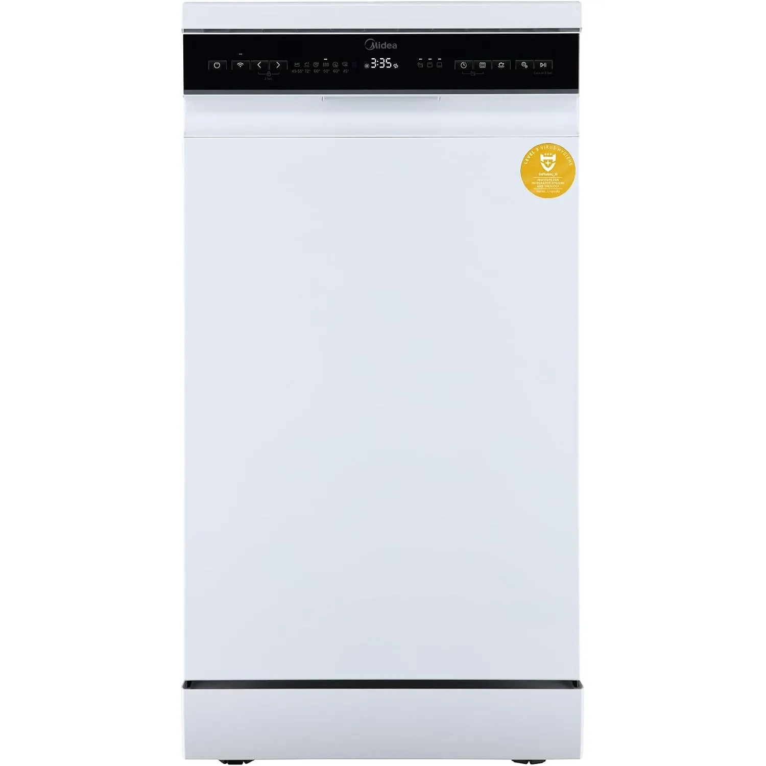 Midea Spülmaschine 45cm Freistehend & Unterbaufähig 10 Maßgedecke Weiß