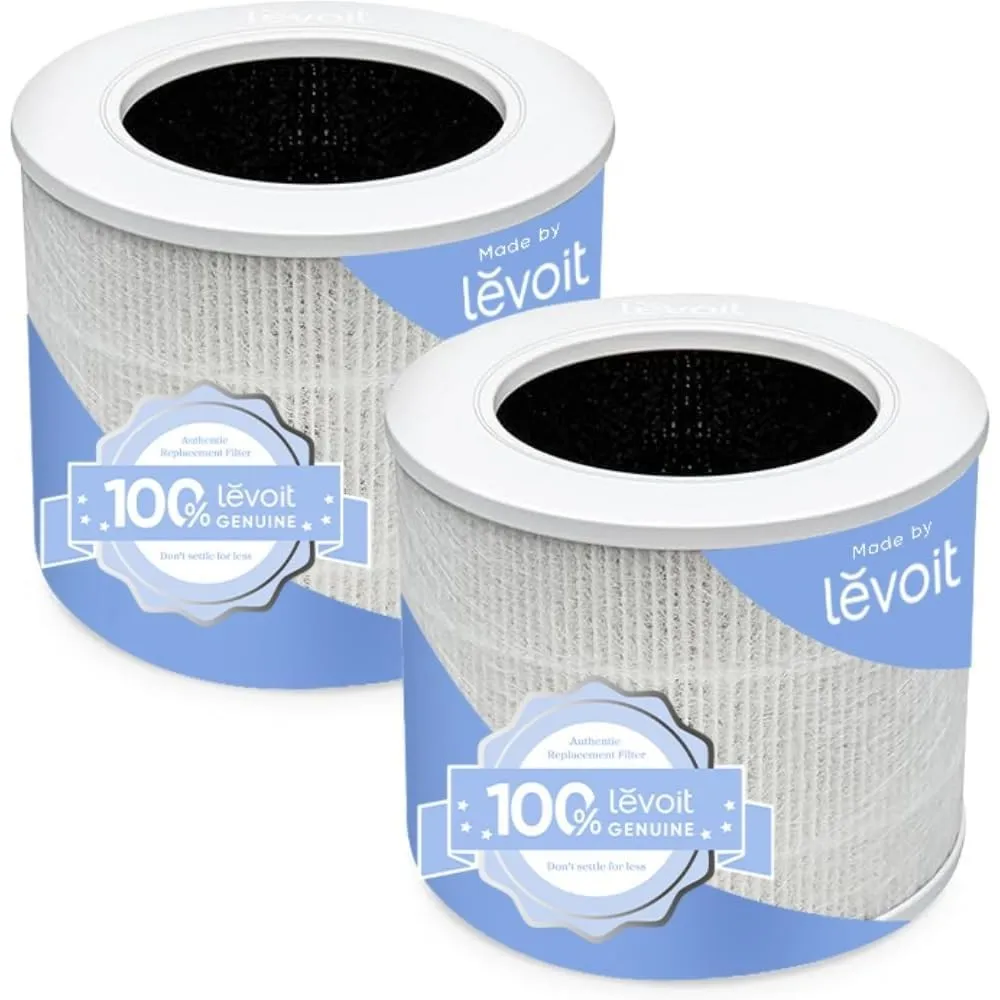 Levoit Original-Luftfilter für Core 300S Luftreiniger, HEPA-filter, 2 pack | 3-in-1 HEPA Filter, hocheffizienter Aktivk…