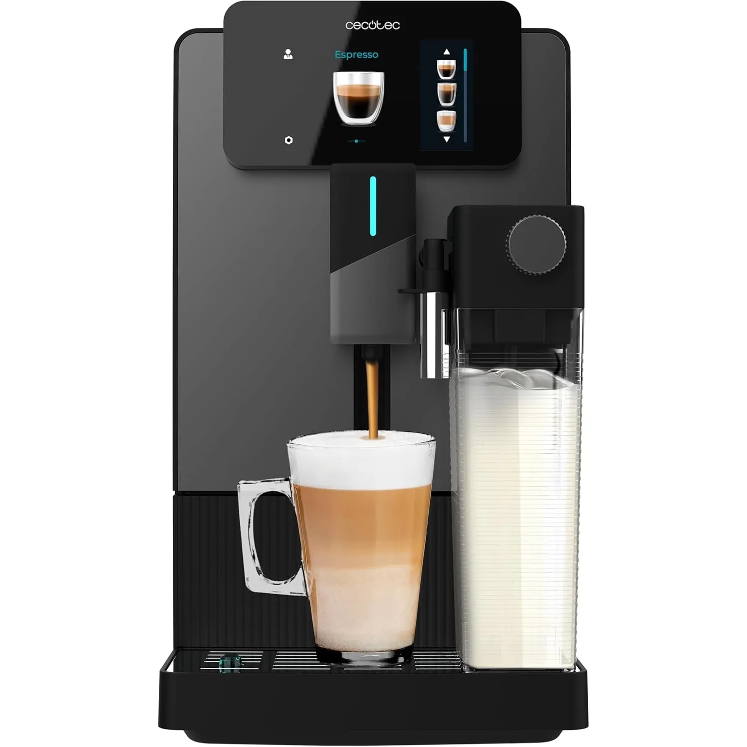 Cecotec Cremmaet Latte Touch Kaffeevollautomat, 19 bar, Thermoblock