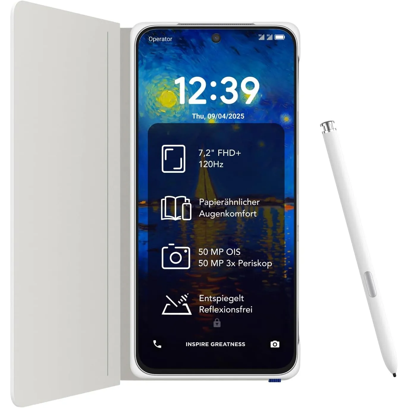 TCL NXTPAPER 60 Ultra 5G Android-Smartphone,7,2 Zoll FHD+ 120 Hz NXTPAPER Display,12 GB RAM + 512 GB ROM,Smartphone mit…