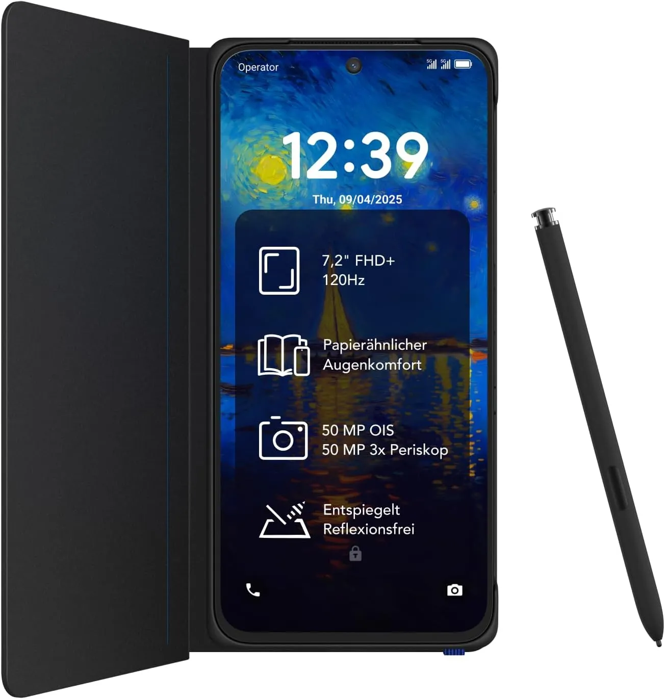 TCL NXTPAPER 60 Ultra 5G Android-Smartphone,7,2 Zoll FHD+ 120 Hz NXTPAPER Display,12 GB RAM + 512 GB ROM,Smartphone mit…