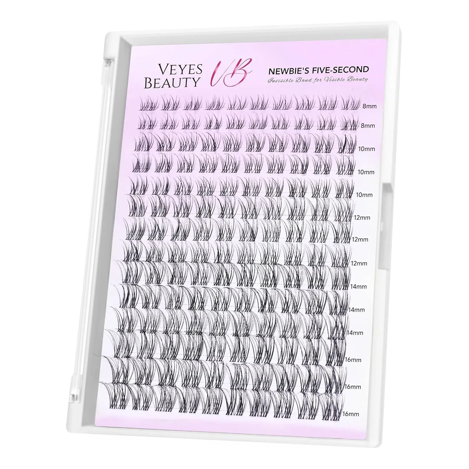 VEYESBEAUTY Wimpern Extensions Cluster Lash Extension Aliva 8-16mm