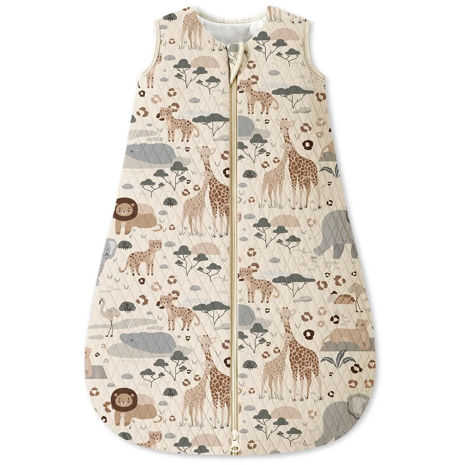 Unnivoll Schlafsack Baby 1,5 Tog Babyschlafsack 0-6 Monate Baumwolle Schlafsack Winter Herbst Warm und Weich 67cm für N…
