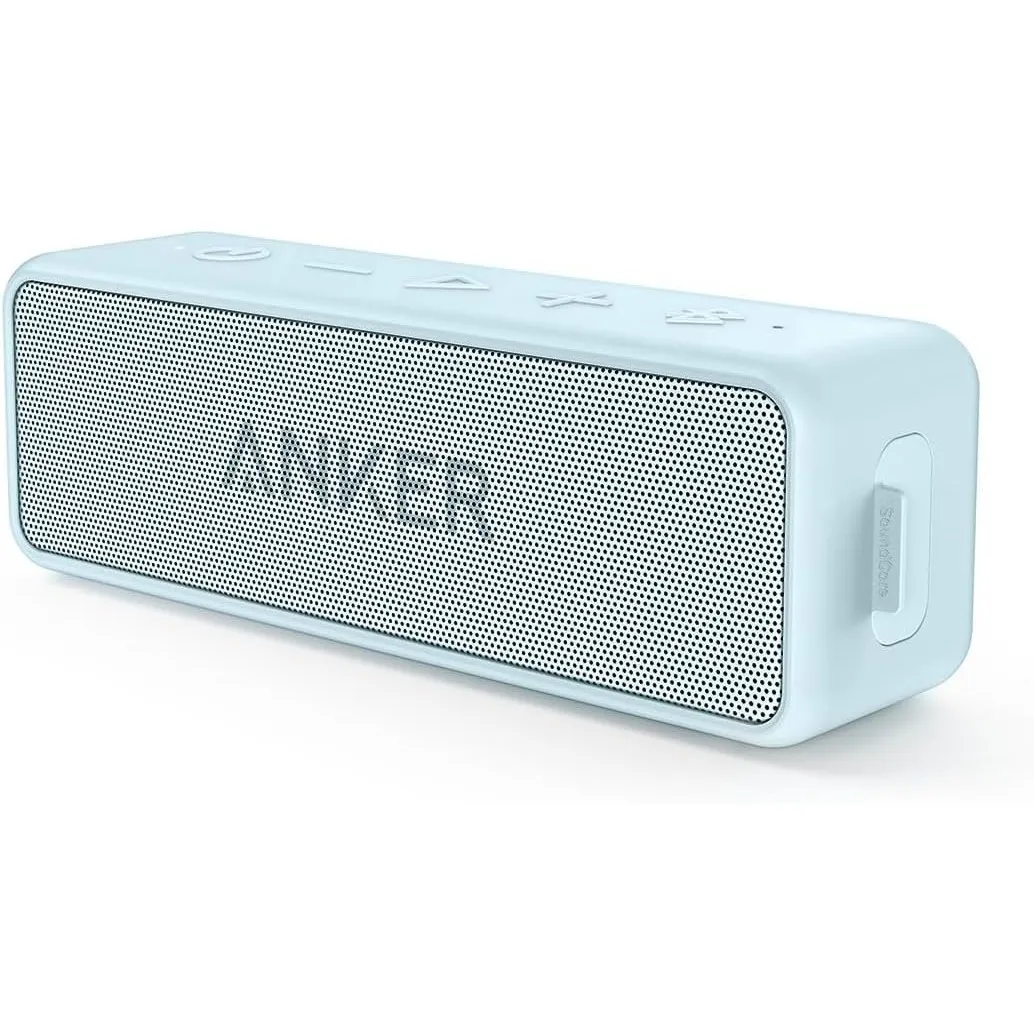 Anker Soundcore 2 Portable Bluetooth Speaker with 12W Stereo Sound（Blau）