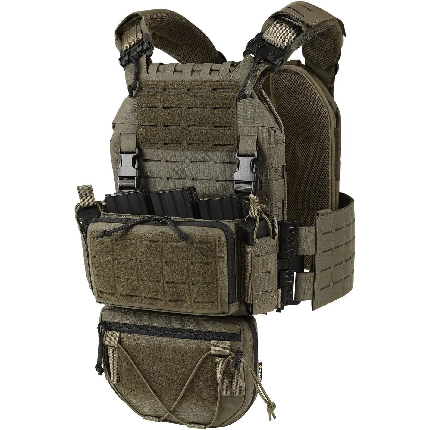 VOTAGOO Plattenträger Taktische Weste 500D Nylon, Schnellverschluss MOLLE System, Modulare Airsoft Plate Carrier Weste …