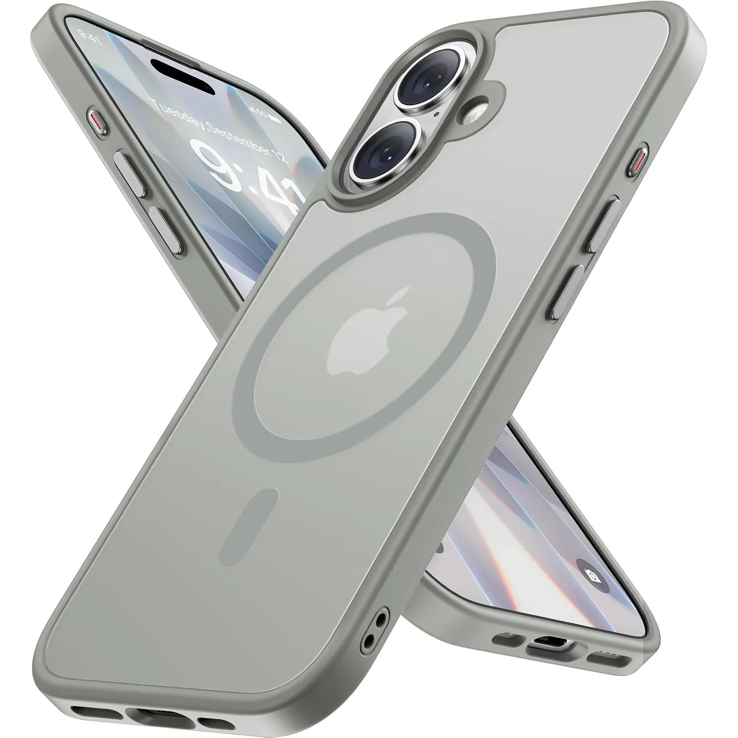 Miracase für iPhone 17 Hülle für Magsafe [TOP Militärschutz & Magnetkraft] Stoßfest Kratzfest mit Samtiger Haptik Extre…