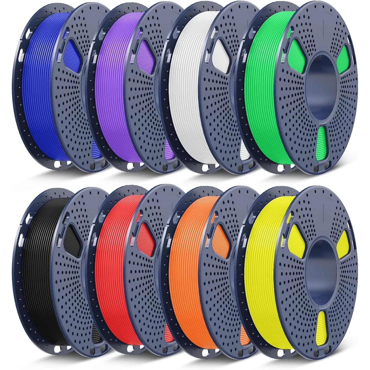 SUNLU 250g PETG Filament 1.75mm Set mit 8 Farben, 3D Drucker Filament PETG