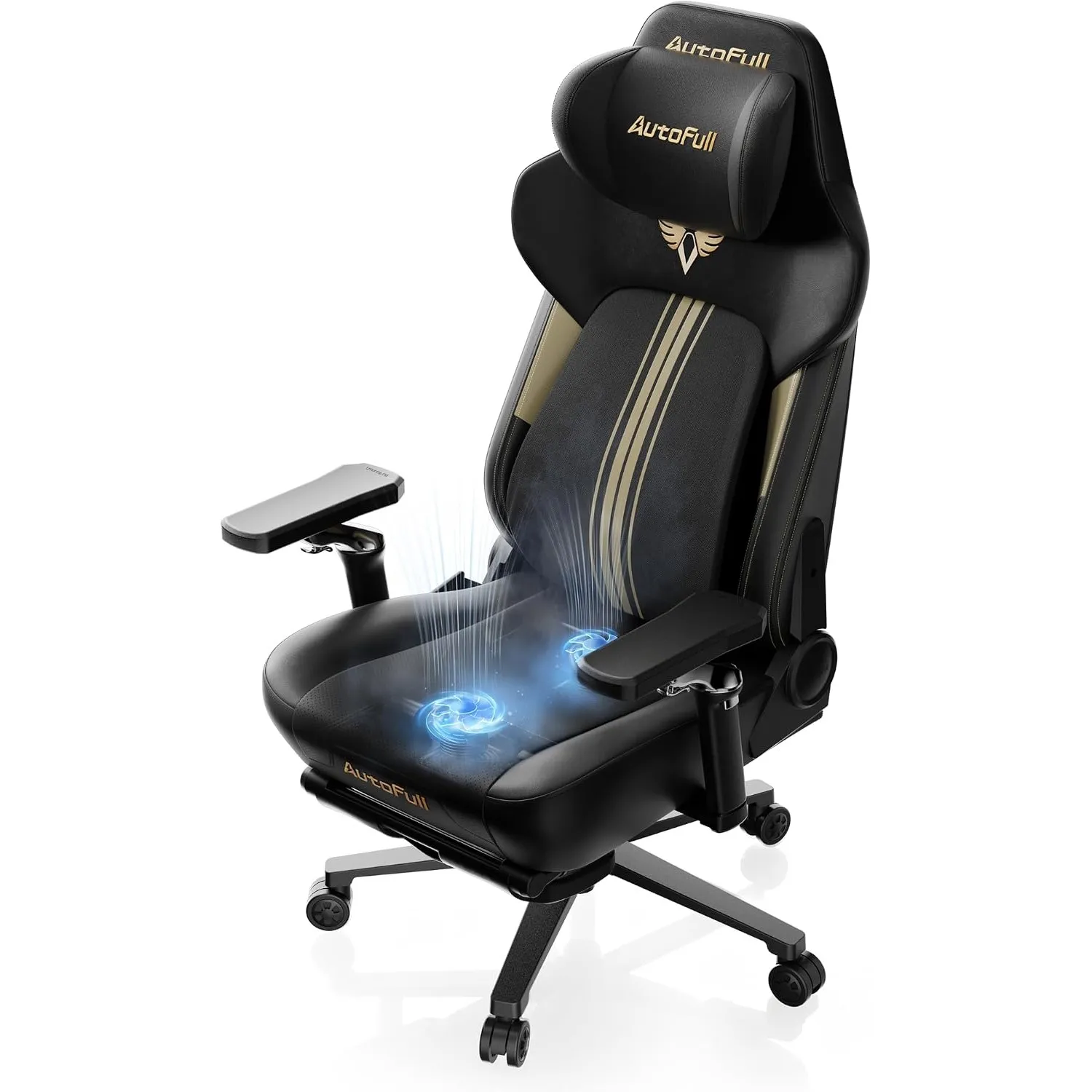 AutoFull M6 Ultra+ 2.0 Gamingstuhl mit Shiatsu-Massage und Lendenstütze