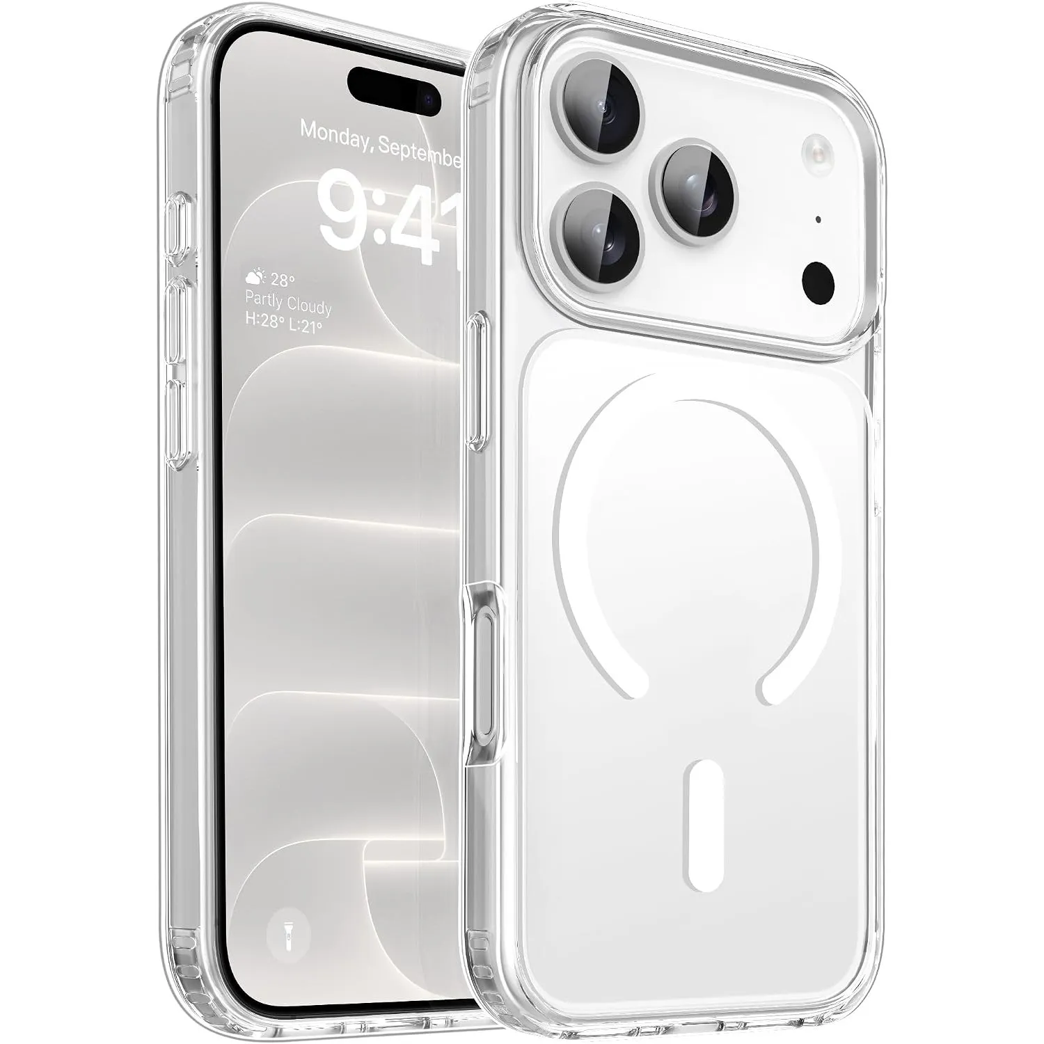 CACOE für iPhone 18 Pro/17Pro Hülle mit Militärschutz für MagSafe