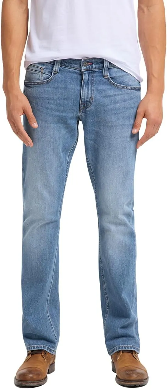 MUSTANG Jeans Herren Stretch Oregon Bootcut Jeanshose Hose Denim Schwarz Blau 30 31 32 33 34 36 38 40 42 44
