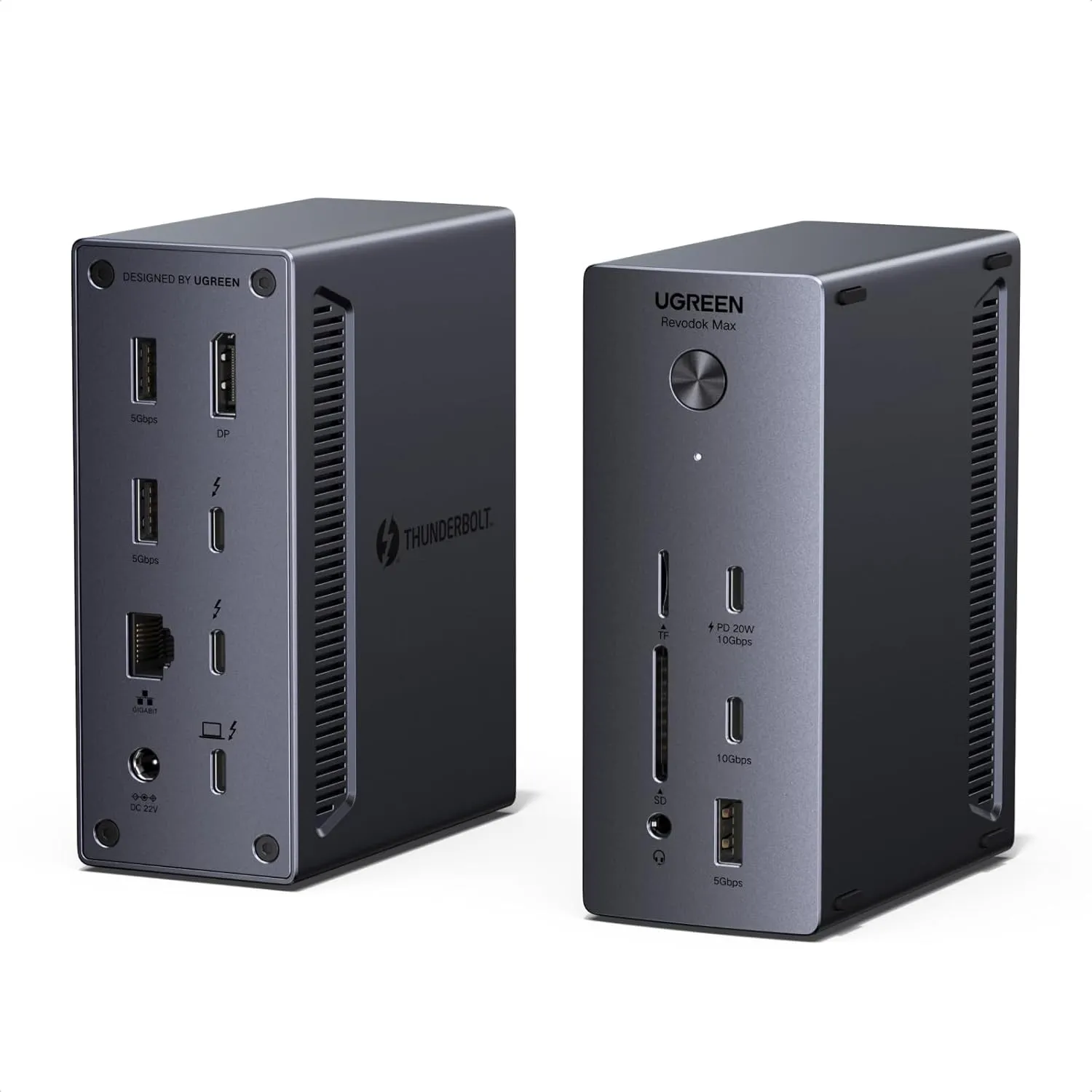UGREEN Thunderbolt 4 Dock 40Gbps, 96W Aufladen, für TBT4-Laptops