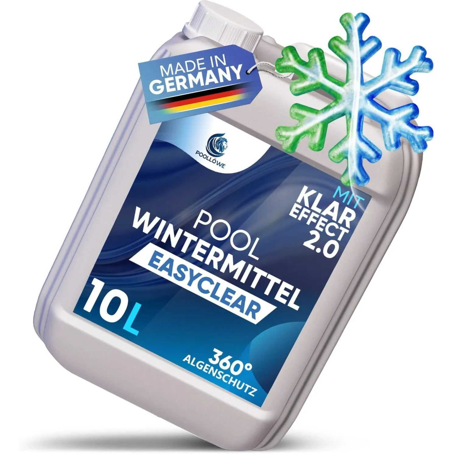 PoolLöwe® EASYCLEAR Pool Wintermittel flüssig 10L | Überwinterungsmittel