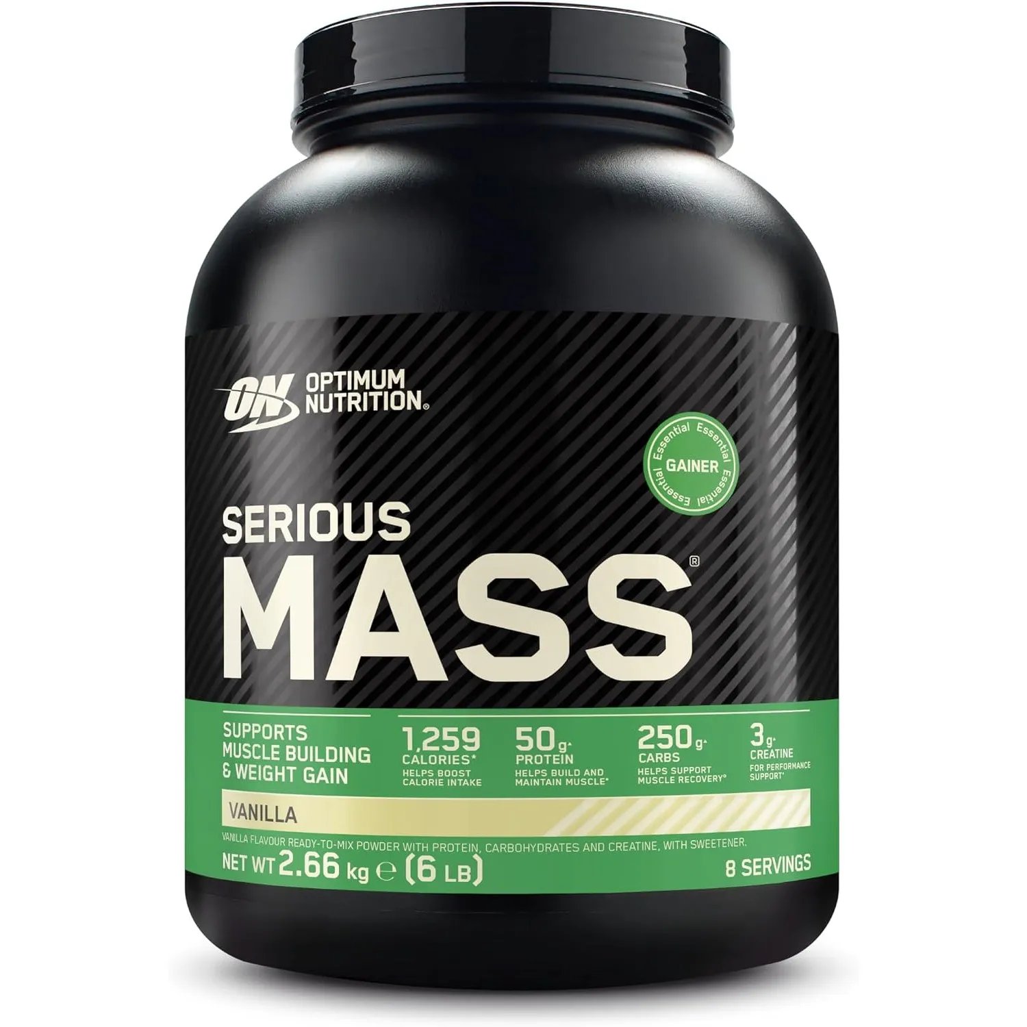 Optimum Nutrition Serious Mass,Proteinpulver, 2.66kg, 8 Portionen