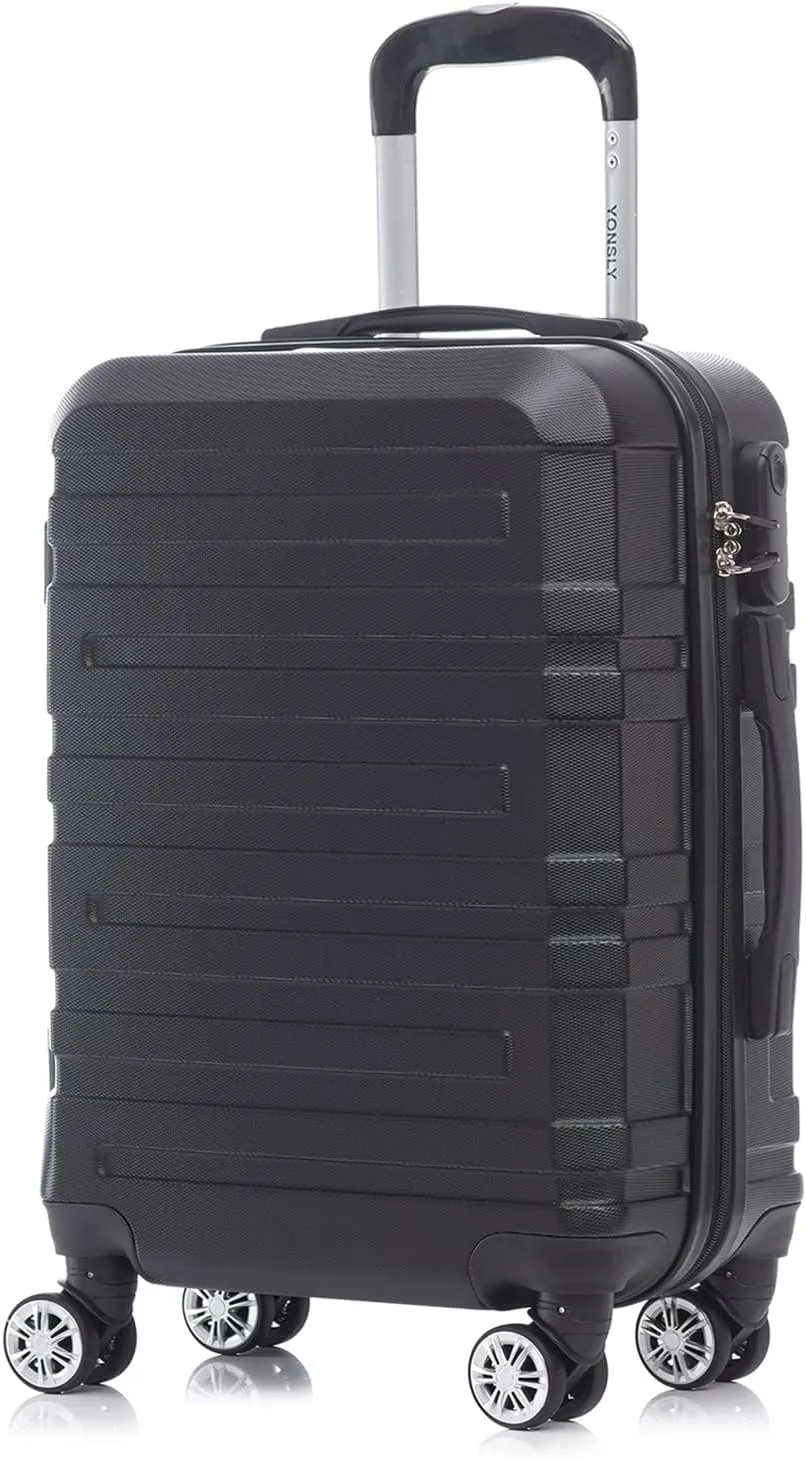 Reisekoffer Trolley, Rollkoffer Handgepäck Set, Kabinenkoffer, Travel Koffer Suitcase mit 4 Rollen 360°, Zahlenschloss,…