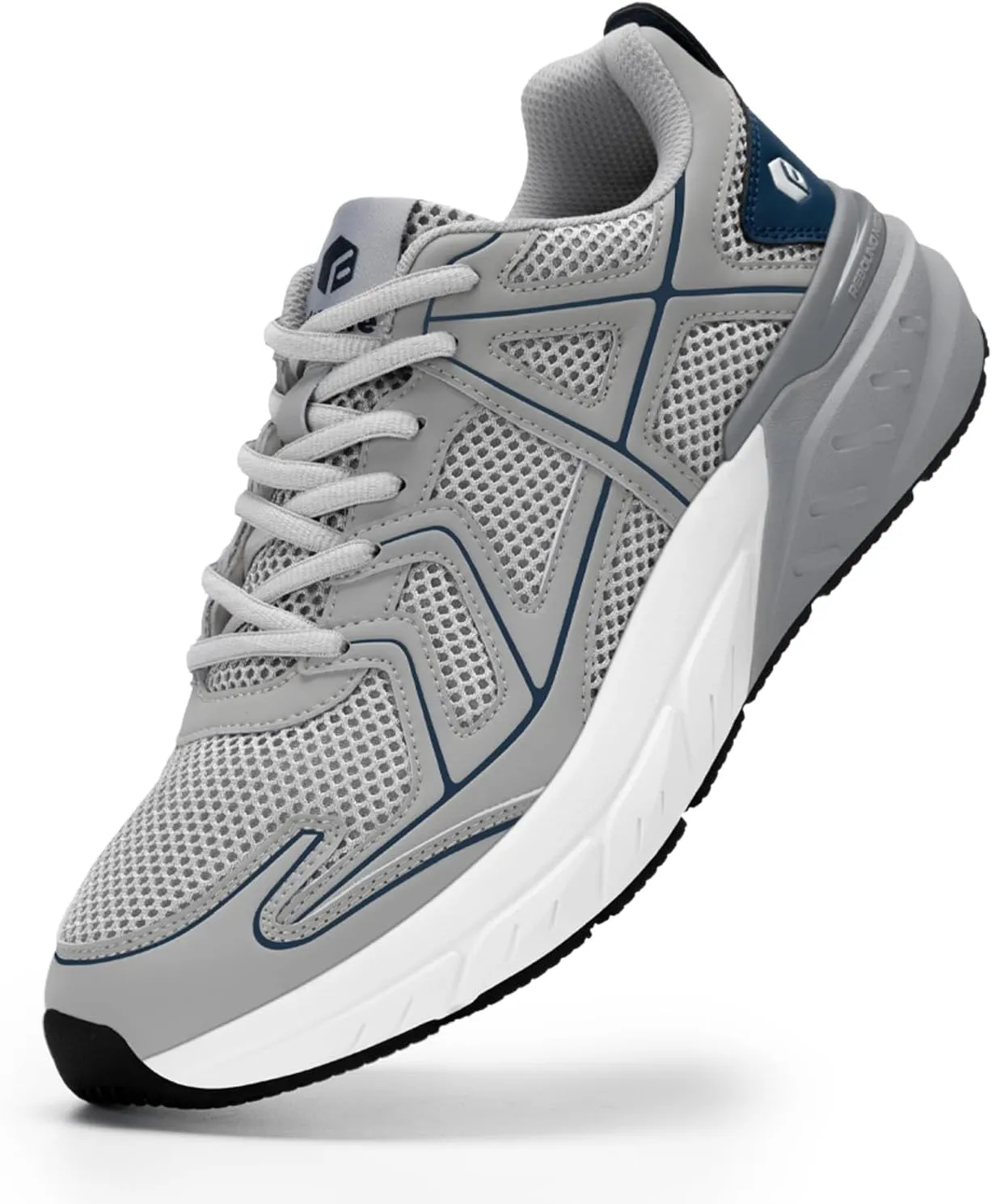 FitVille Laufschuhe Herren Extra Weite Sportschuhe Hallux Schuhe Atmungsaktiv Fitnessstudio Turnschuhe rutschfest Outdo…