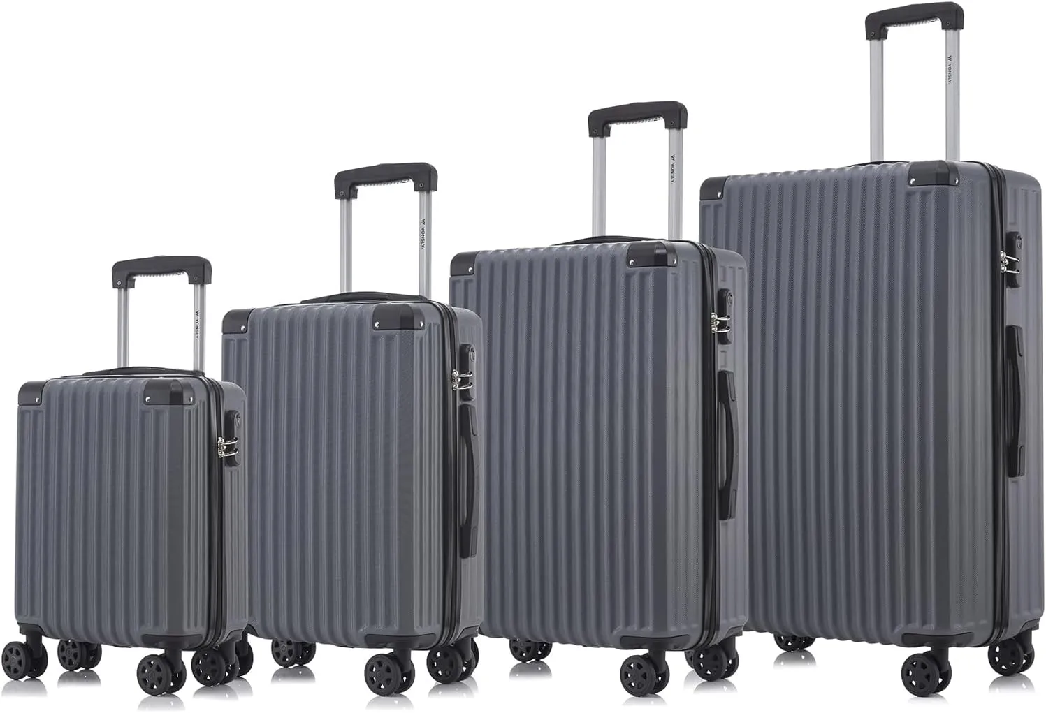 Trolley Reisekoffer Suitcase Set, Rollkoffer Handgepäck, Kofferset, Gepäckset Hartschalenreisekoffer mit 4 Rollen 360°,…