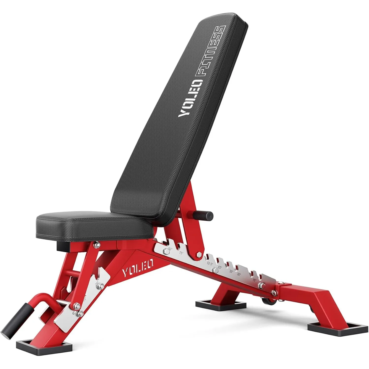 YOLEO Hantelbank Verstellbar bis 1050KG, ENISO-zertifizierte Fitnessbank für Home Gym, Schrägbank, Flachbank und Negati…